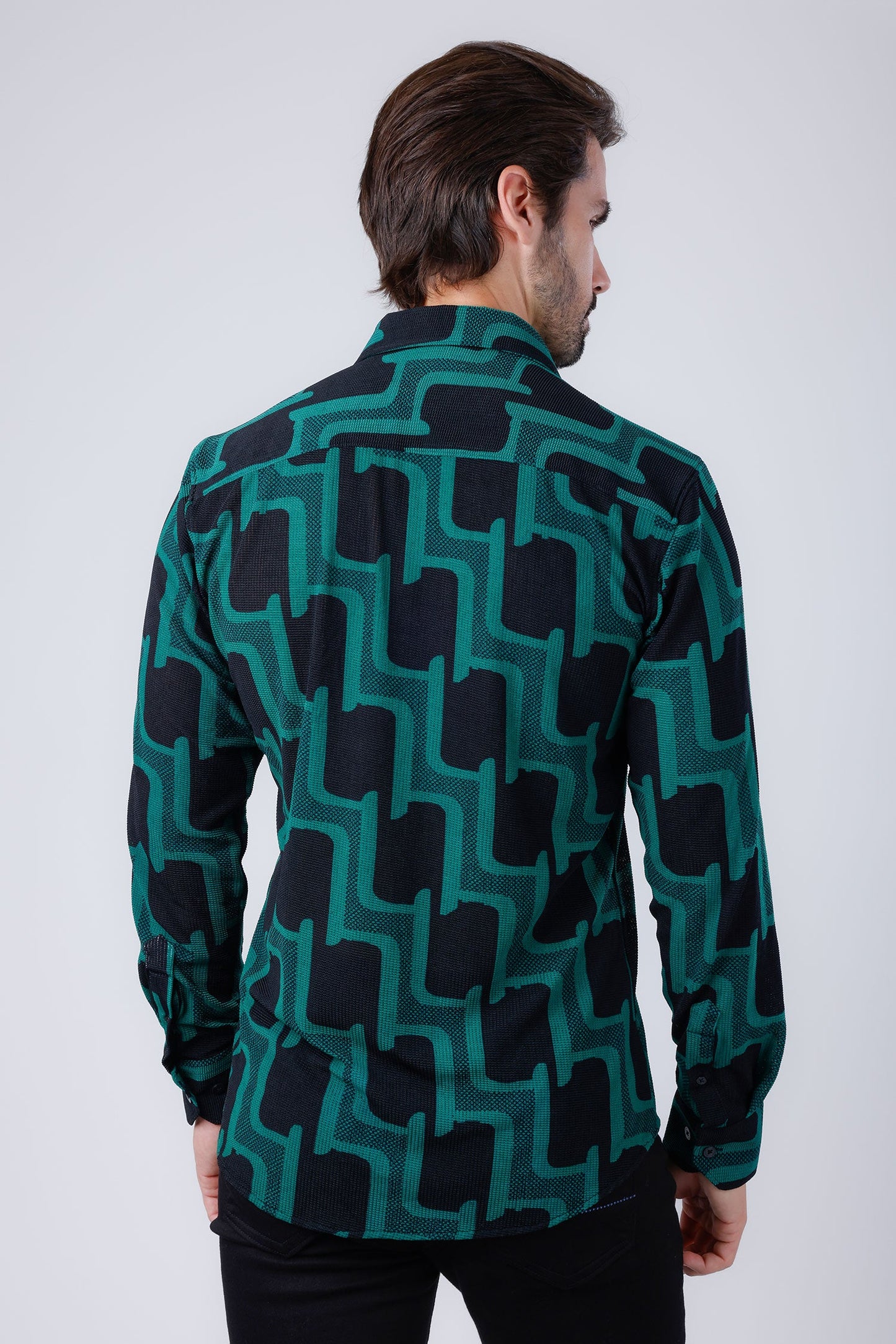 Pattaya Geometric Long Sleeve Shirt