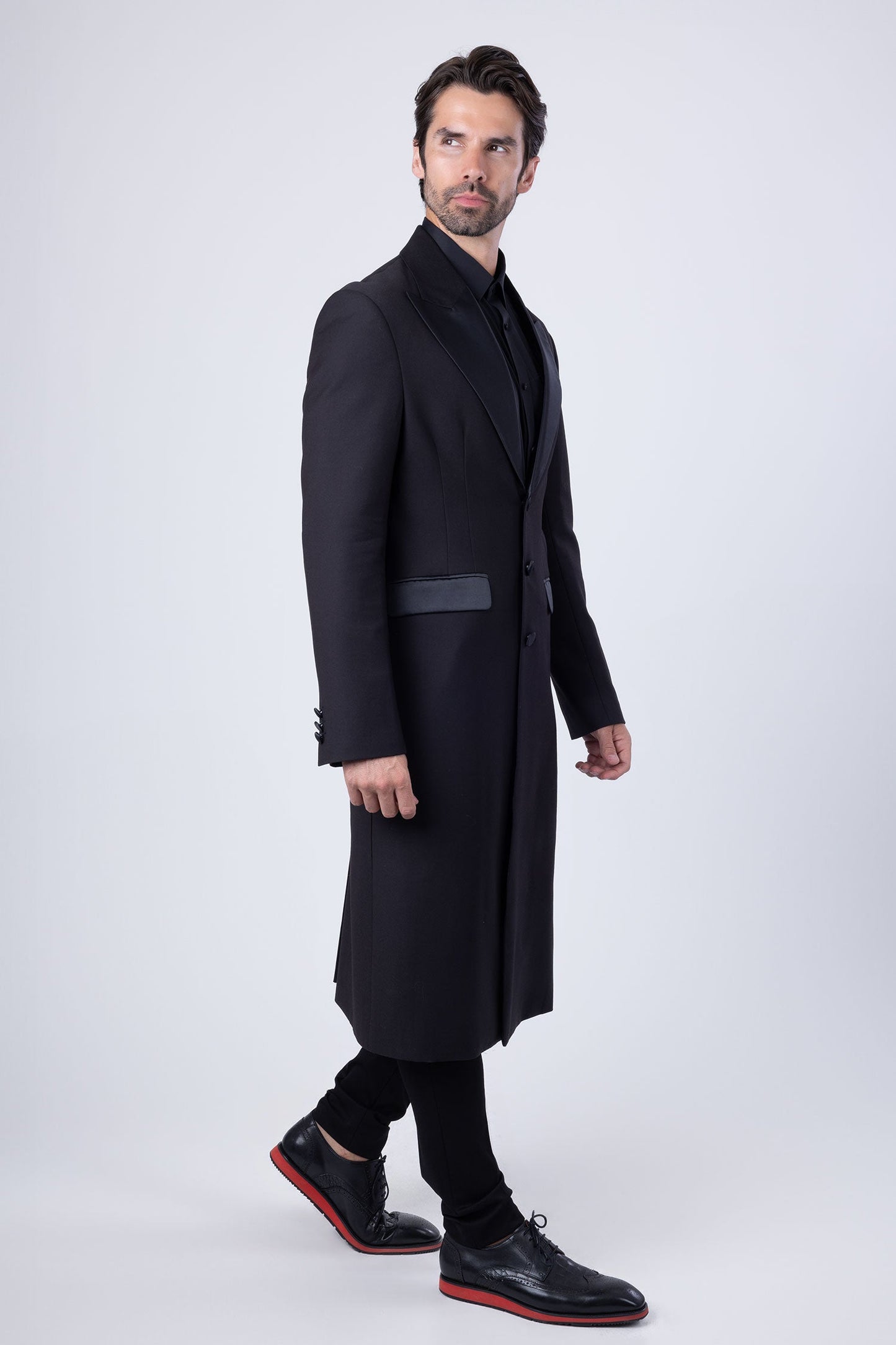 Fabledrobe Solid Long Coat