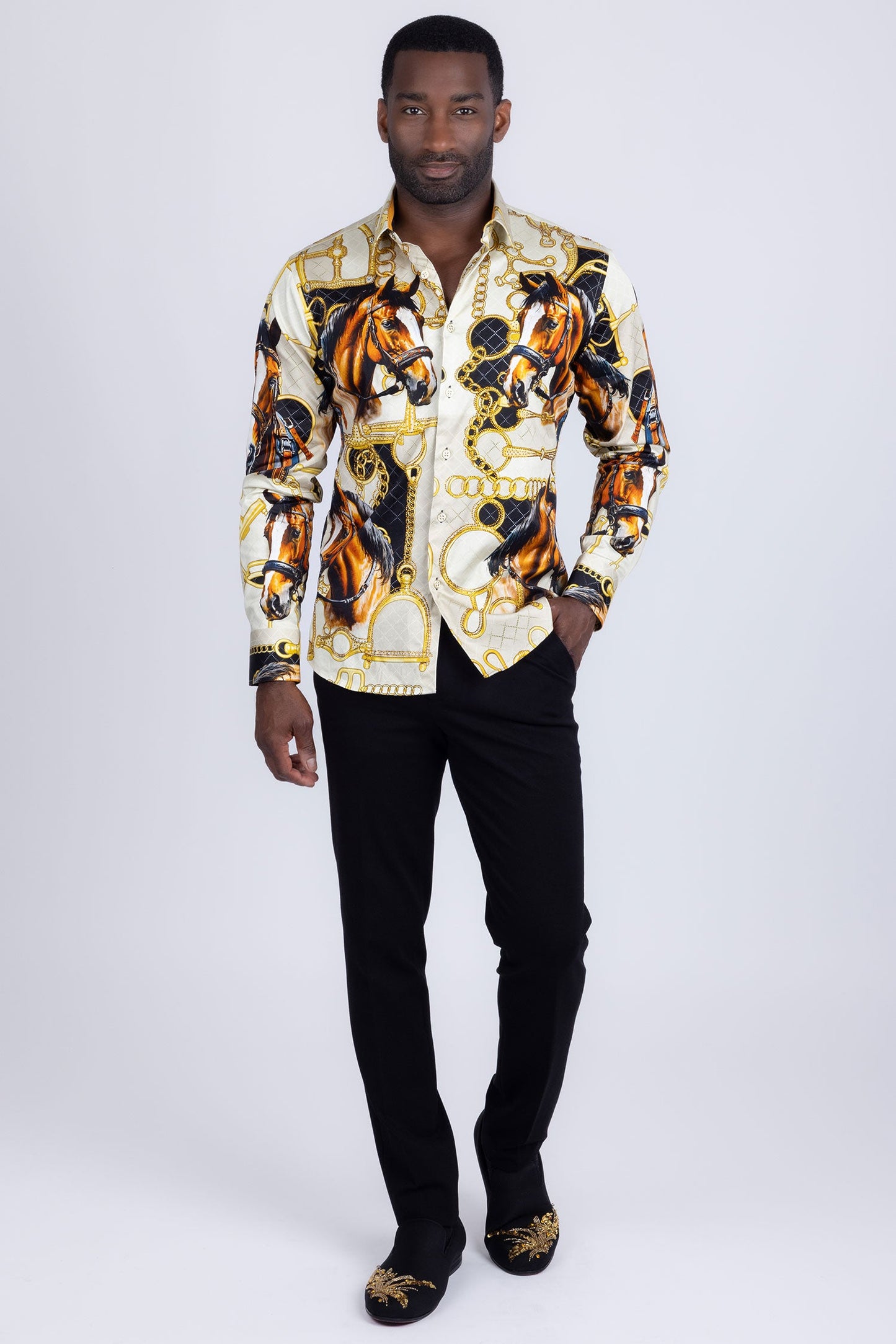 Caminito Rhinestones Long Sleeve Shirt