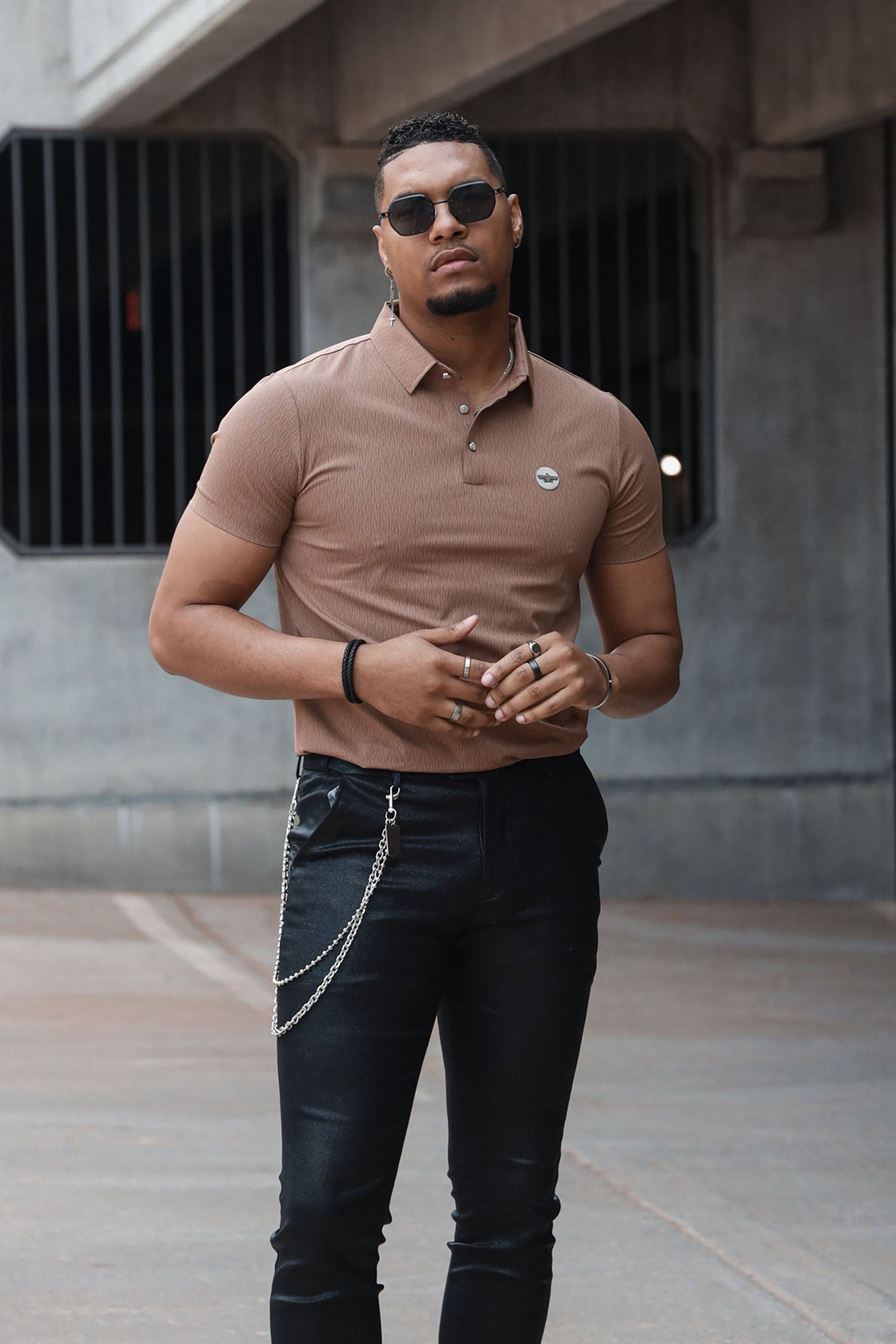 Amsterdam Textured Polo Shirt