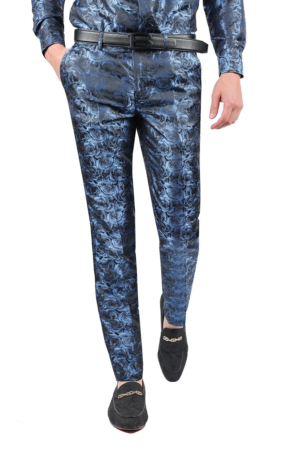 TWO TONE FLORAL Pants