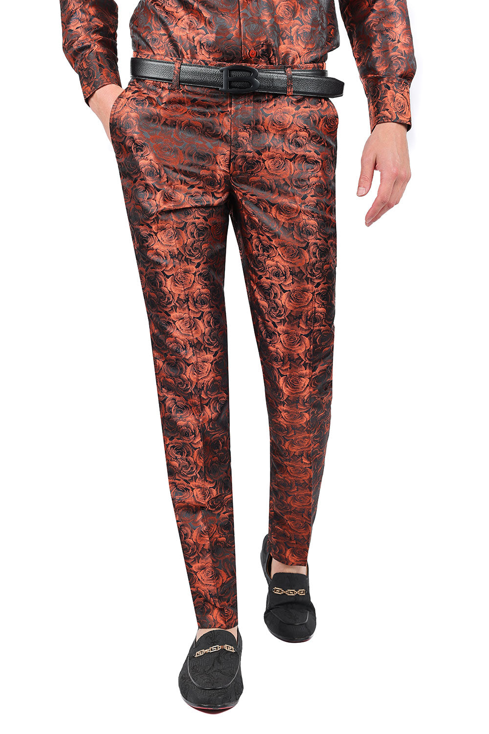 TWO TONE FLORAL Pants