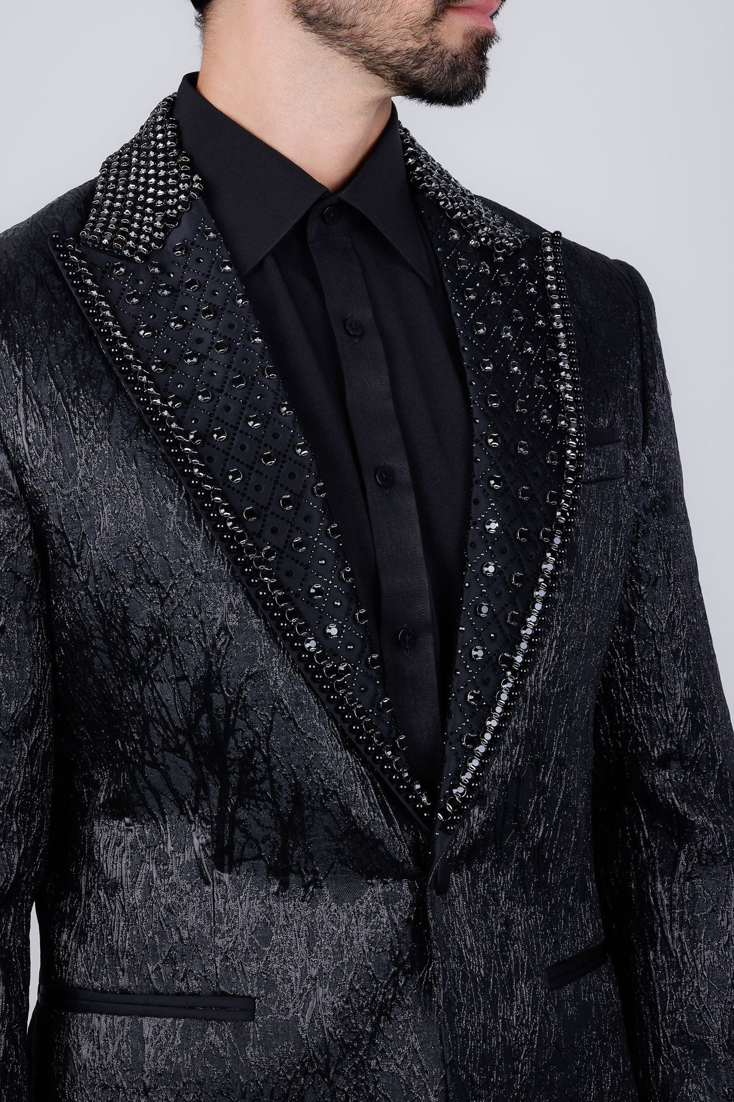 Amusing Origins Rhinestone Blazer