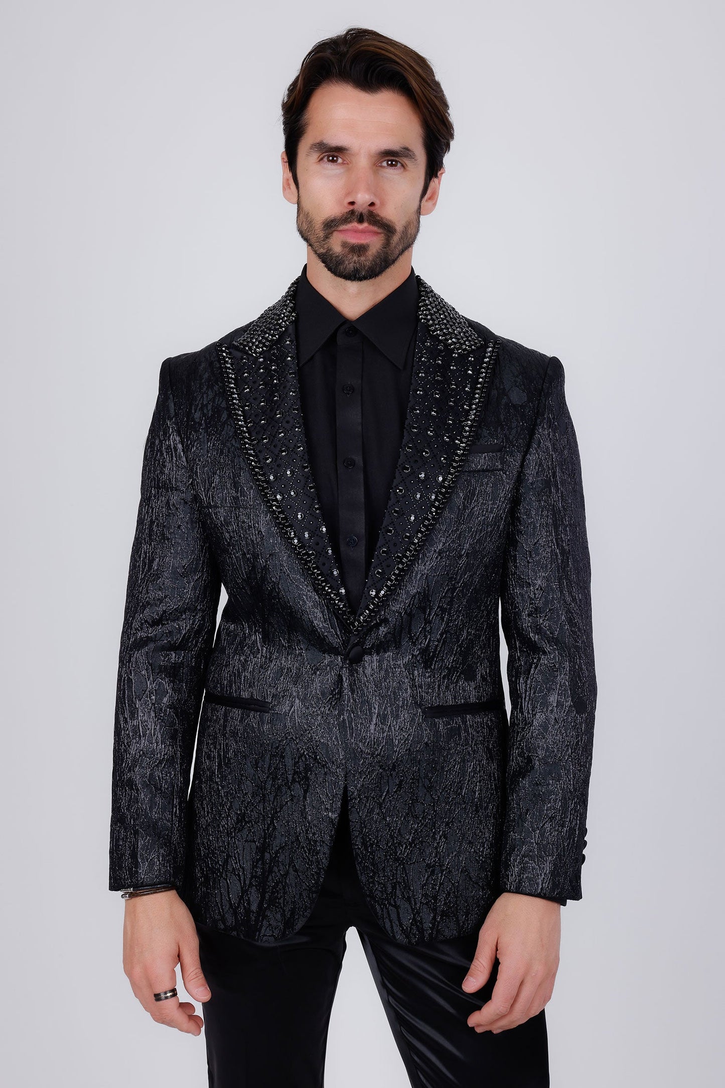 Amusing Origins Rhinestone Blazer