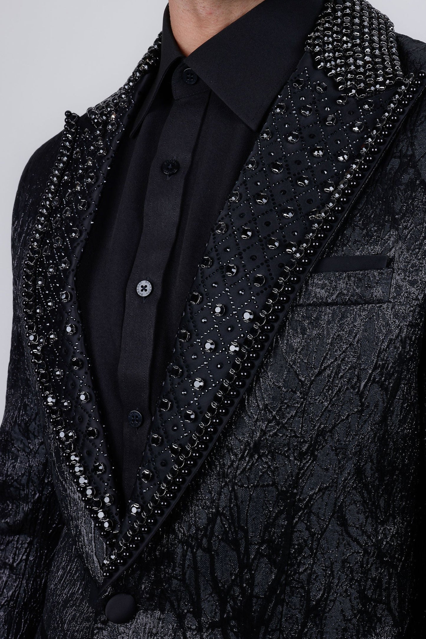 Amusing Origins Rhinestone Blazer