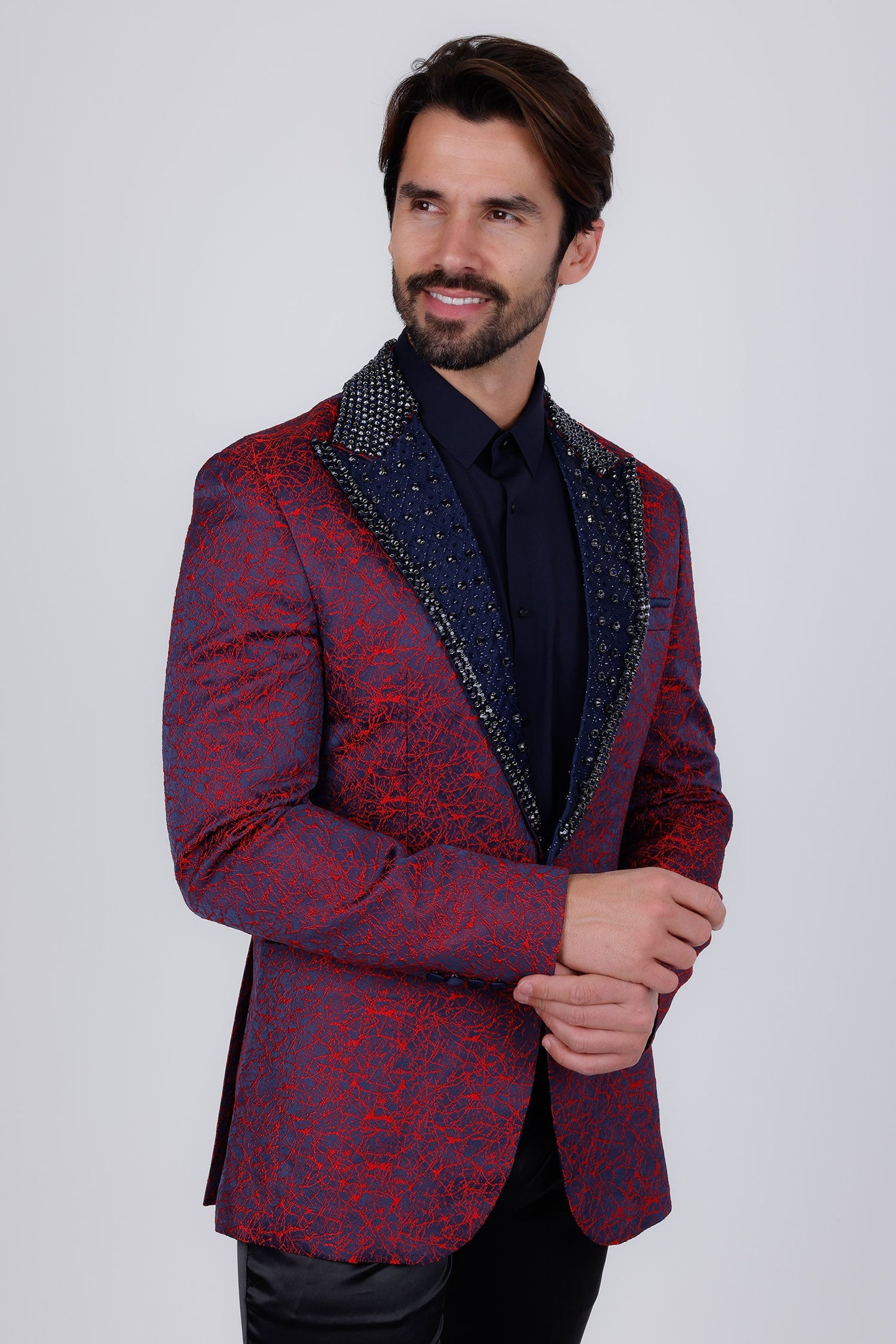 Amusing Origins Rhinestone Blazer