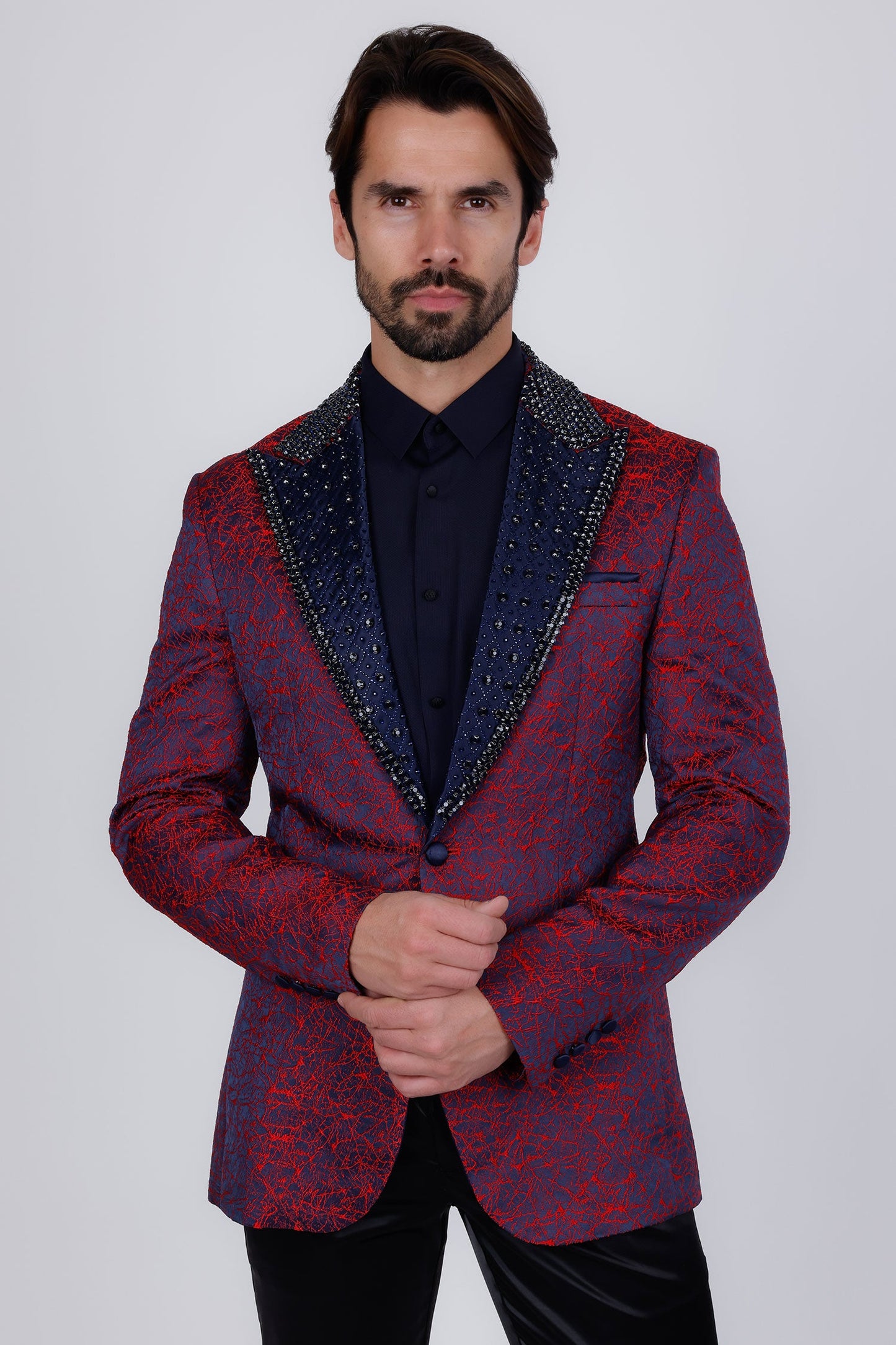 Amusing Origins Rhinestone Blazer