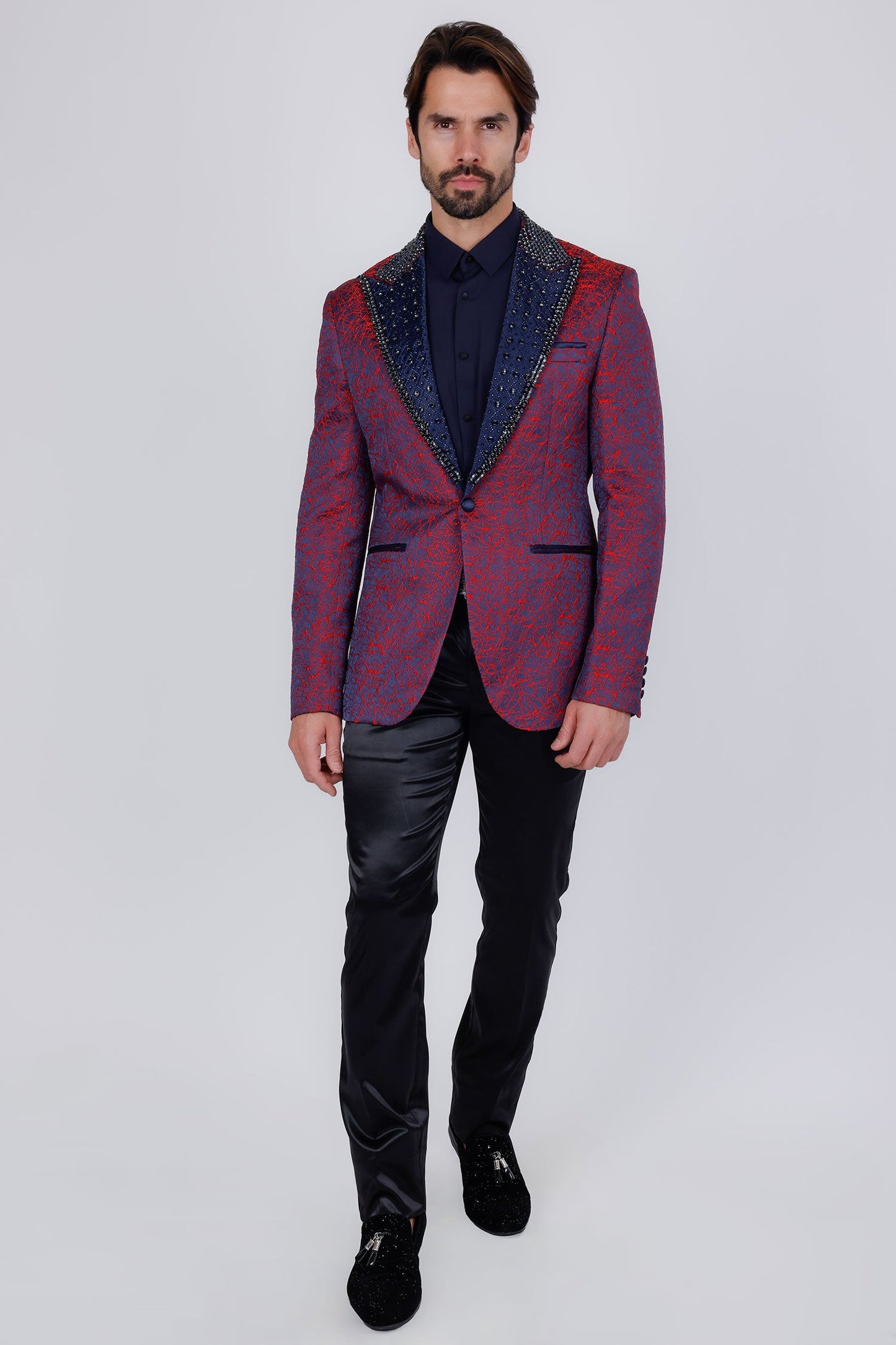 Amusing Origins Rhinestone Blazer