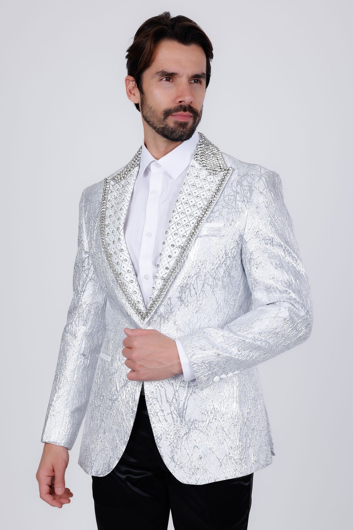 Amusing Origins Rhinestone Blazer