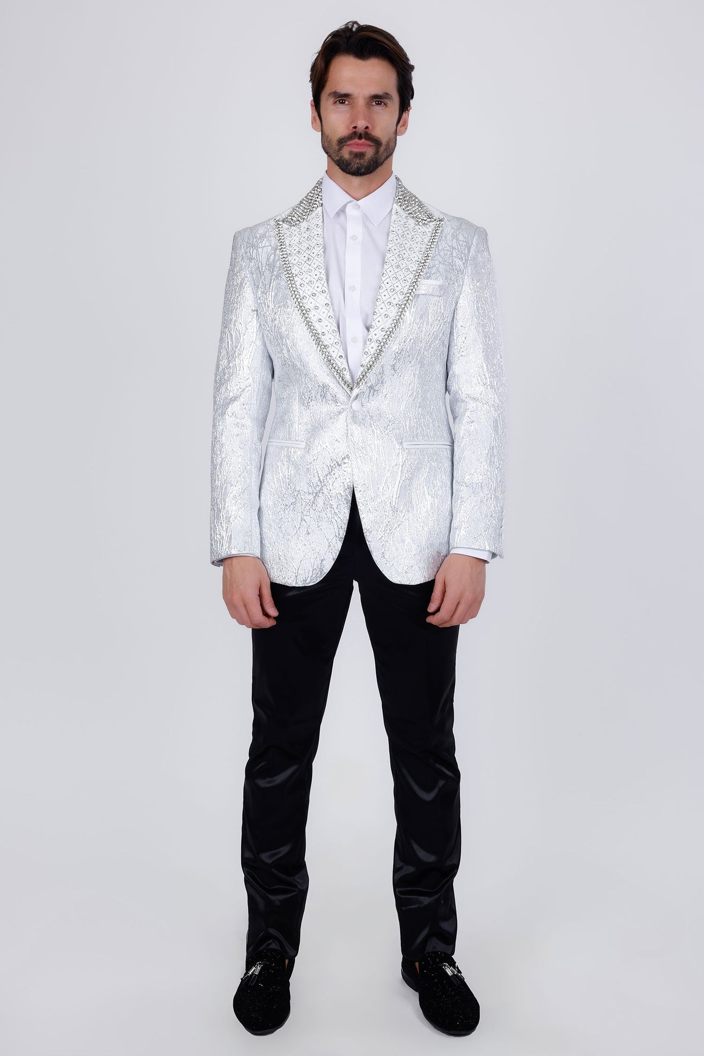 Amusing Origins Rhinestone Blazer
