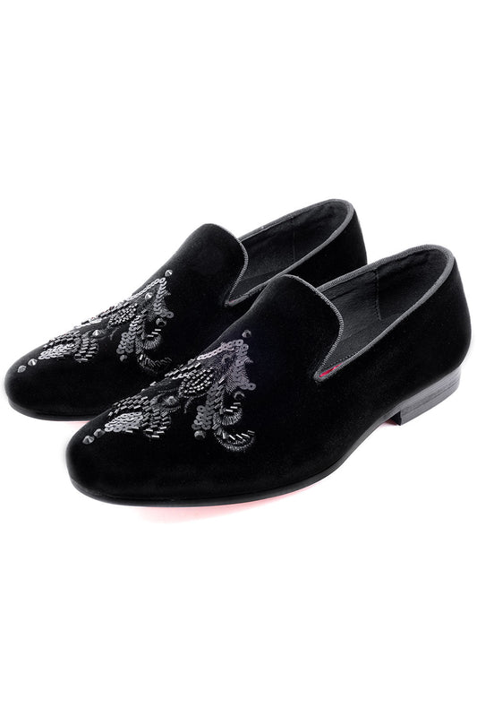 Pearls Mod Slip-On Loafers