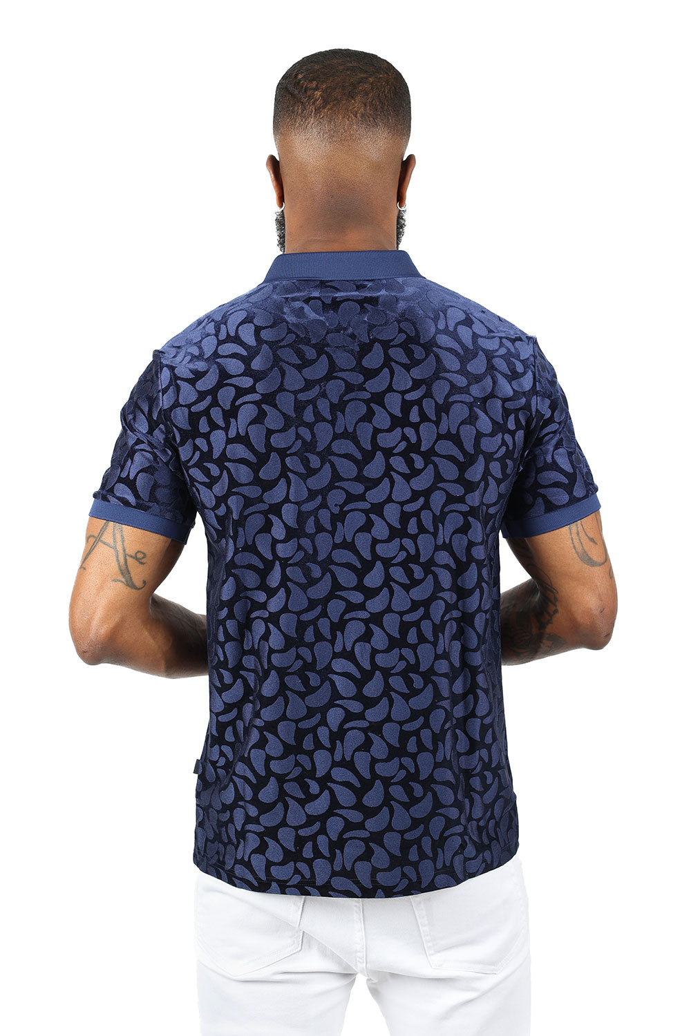 Floral Twist Polo Shirt