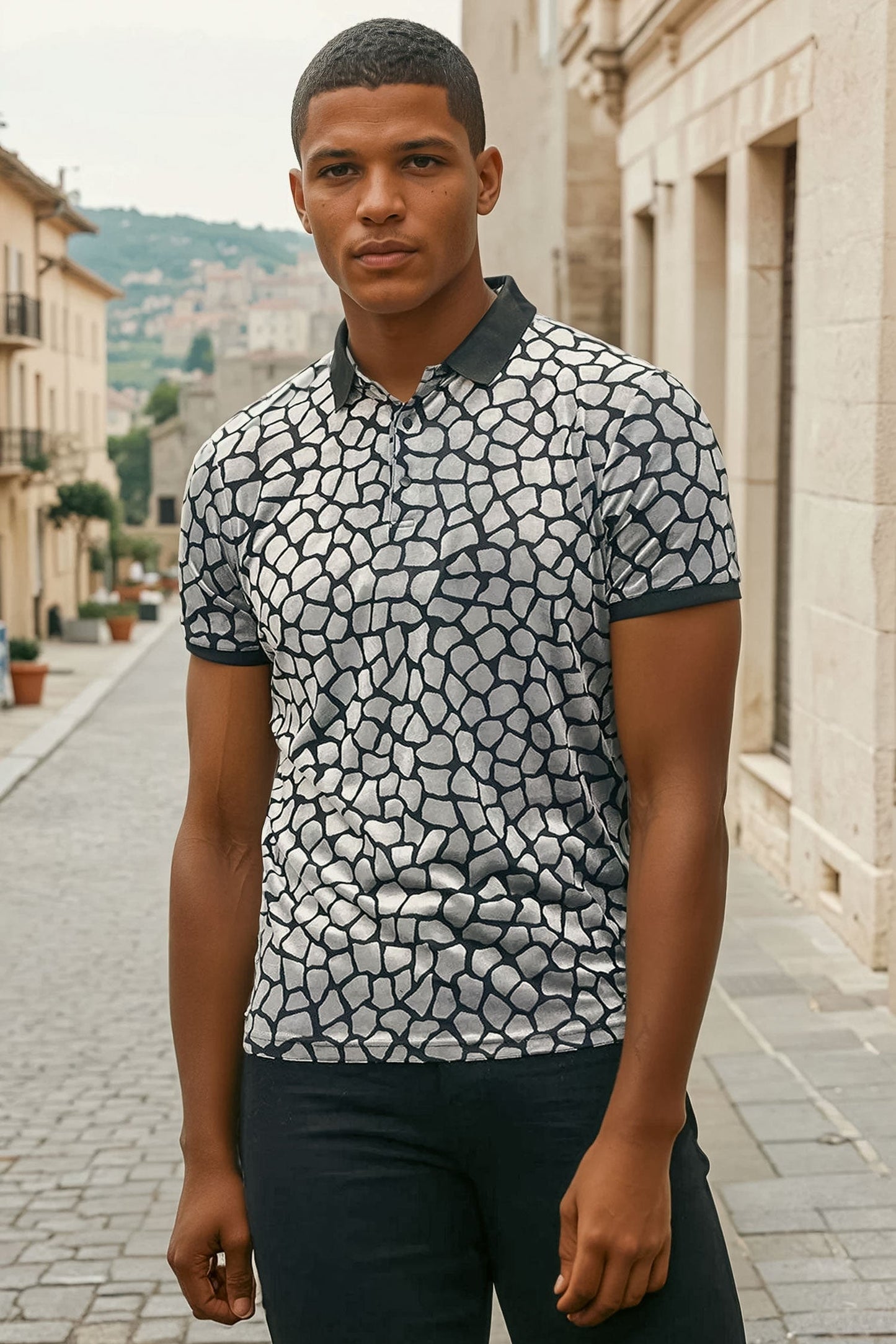 Hidden Leopard Polo Shirt