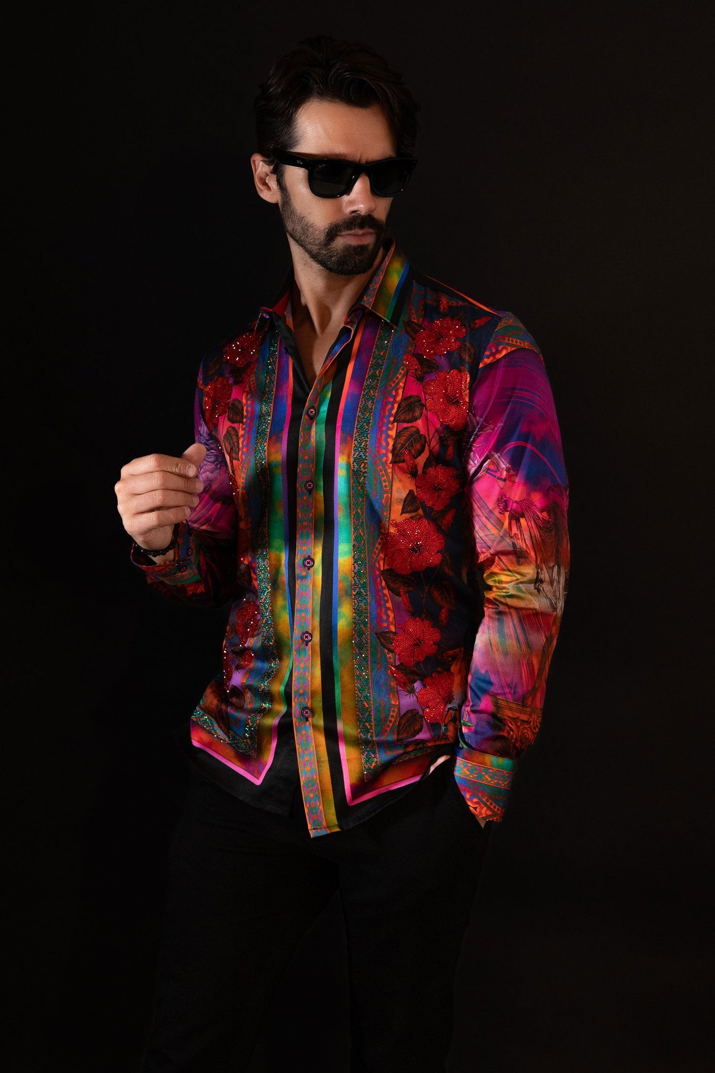 Squinting Dash Stone Long Sleeve Shirt