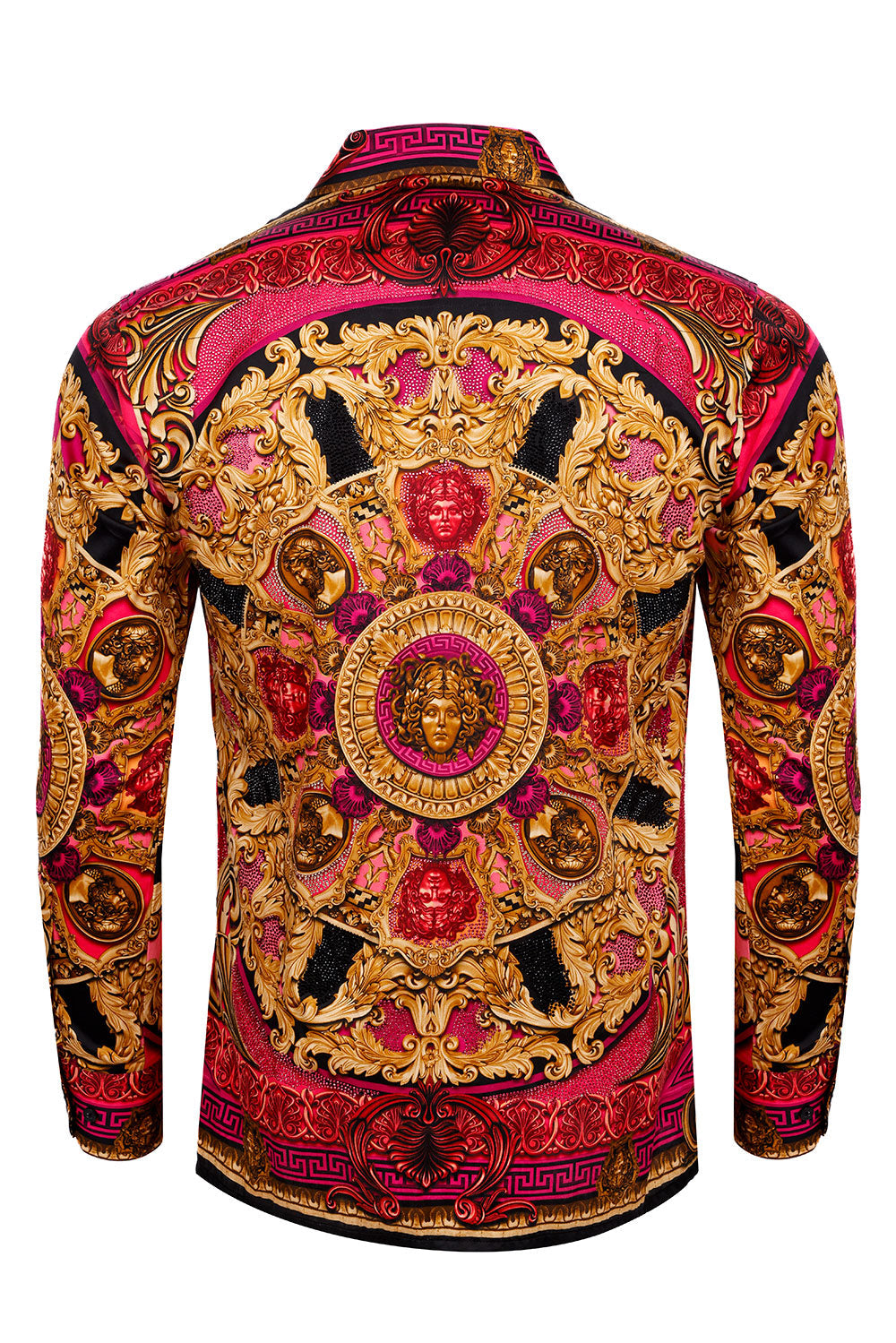 Flamboyant Trend Rhinestone Long Sleeve Shirt