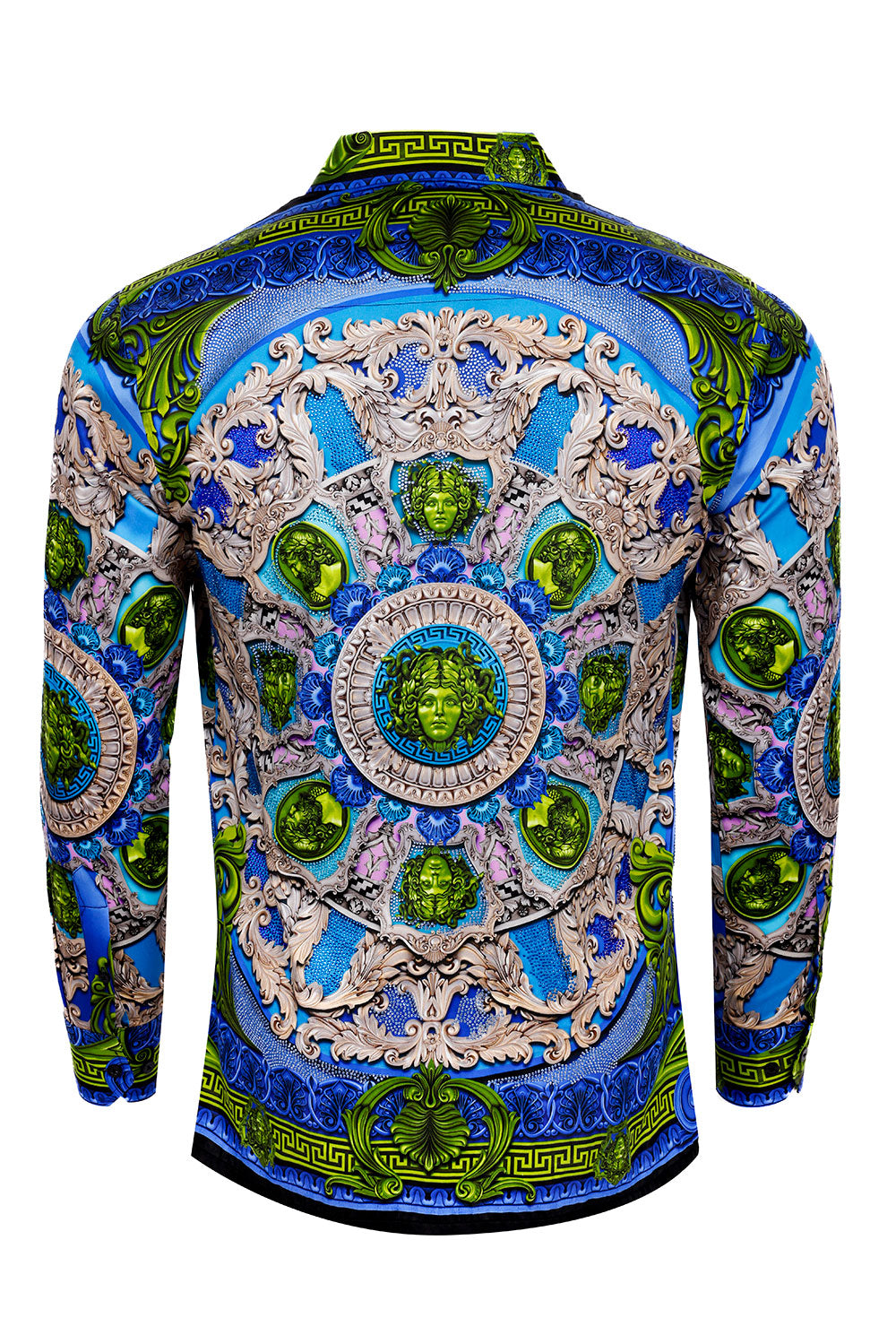 Flamboyant Trend Rhinestone Long Sleeve Shirt