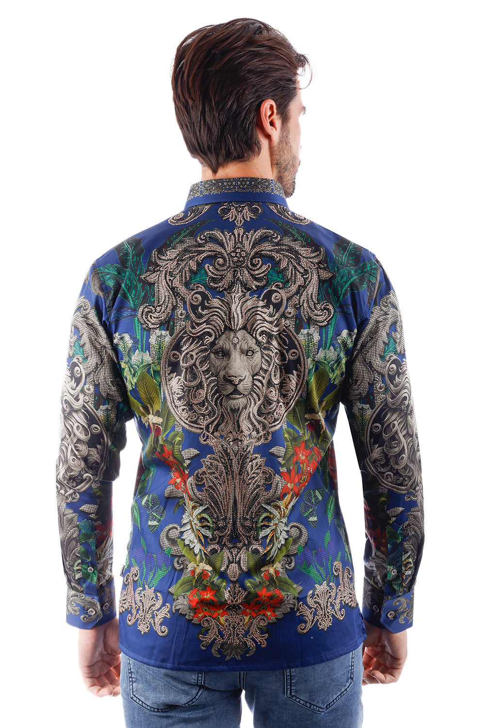 Snazzy Genre Rhinestone Long Sleeve Shirt