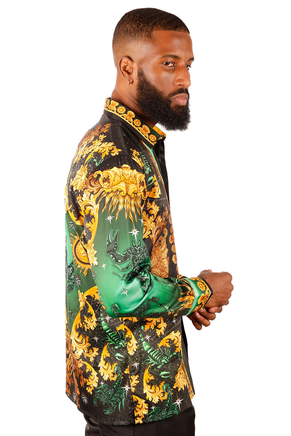 Cogent Approach Rhinestone Long Sleeve Shirt