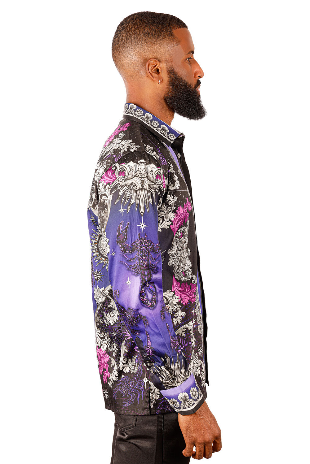 Cogent Approach Rhinestone Long Sleeve Shirt