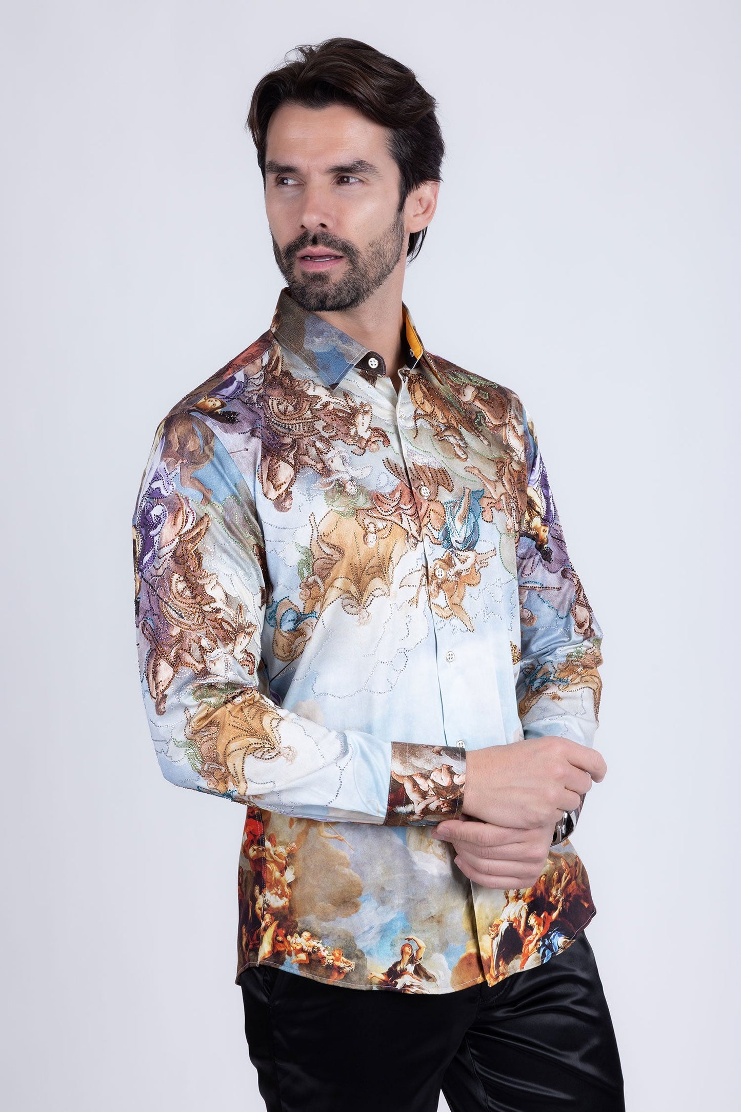 Marrakesh Rhinestone Long Sleeve Shirt