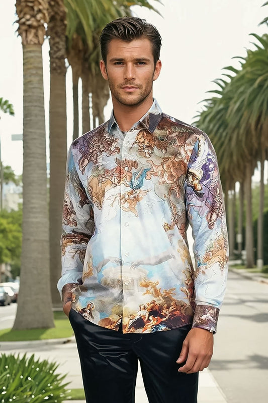 Marrakesh Rhinestone Long Sleeve Shirt