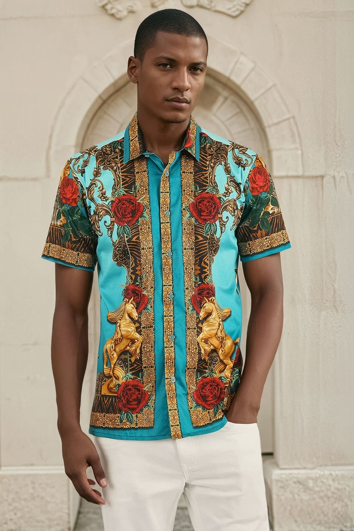 Wildflower Wrangler Rhinestone Short Sleeve Shirt