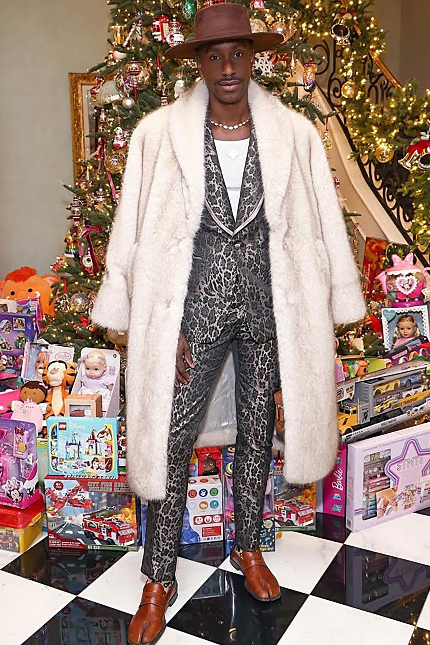 Flitterbreeze Fur Long Coat