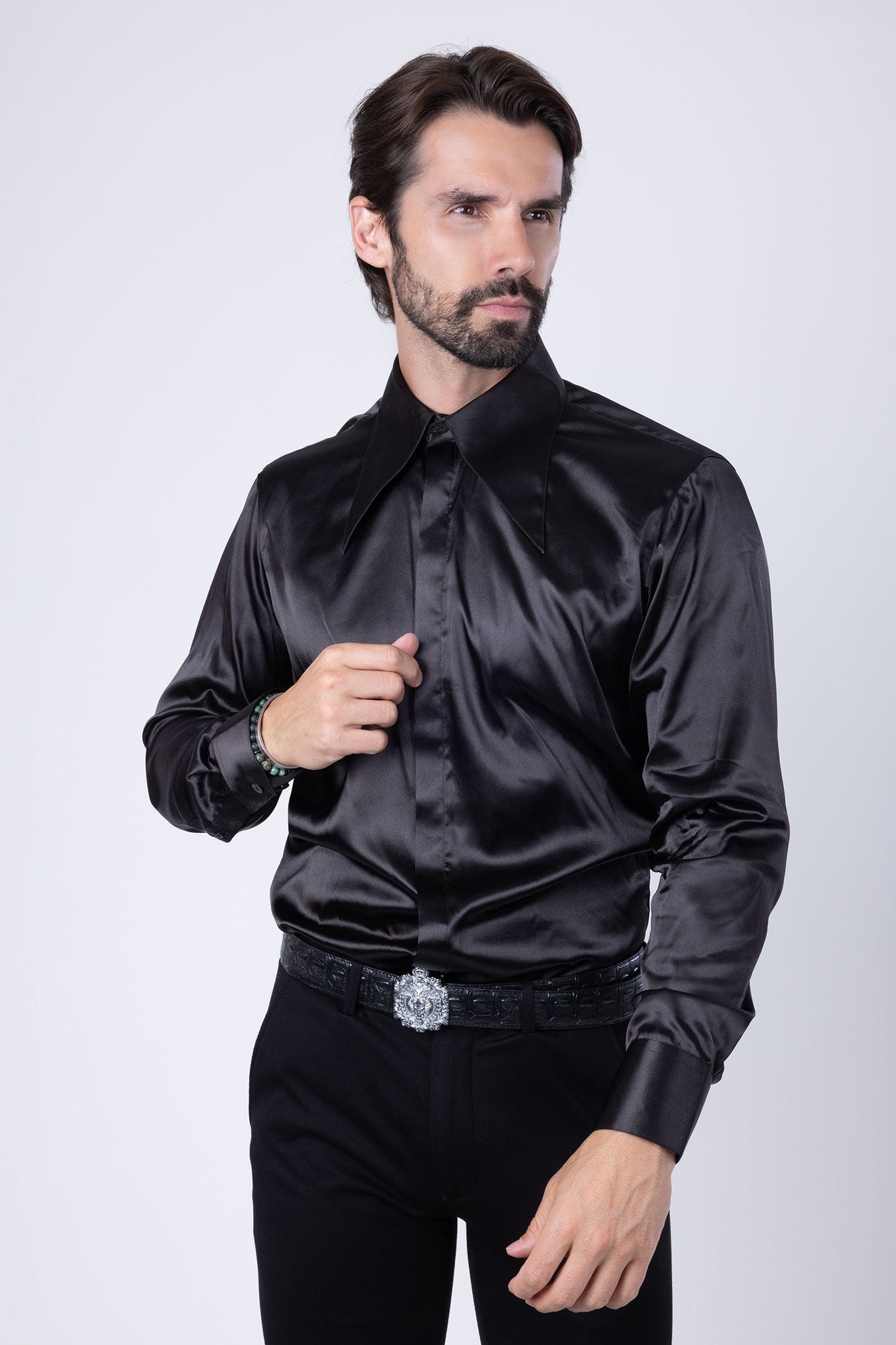 Frillspear Shiny Long Sleeve Shirt