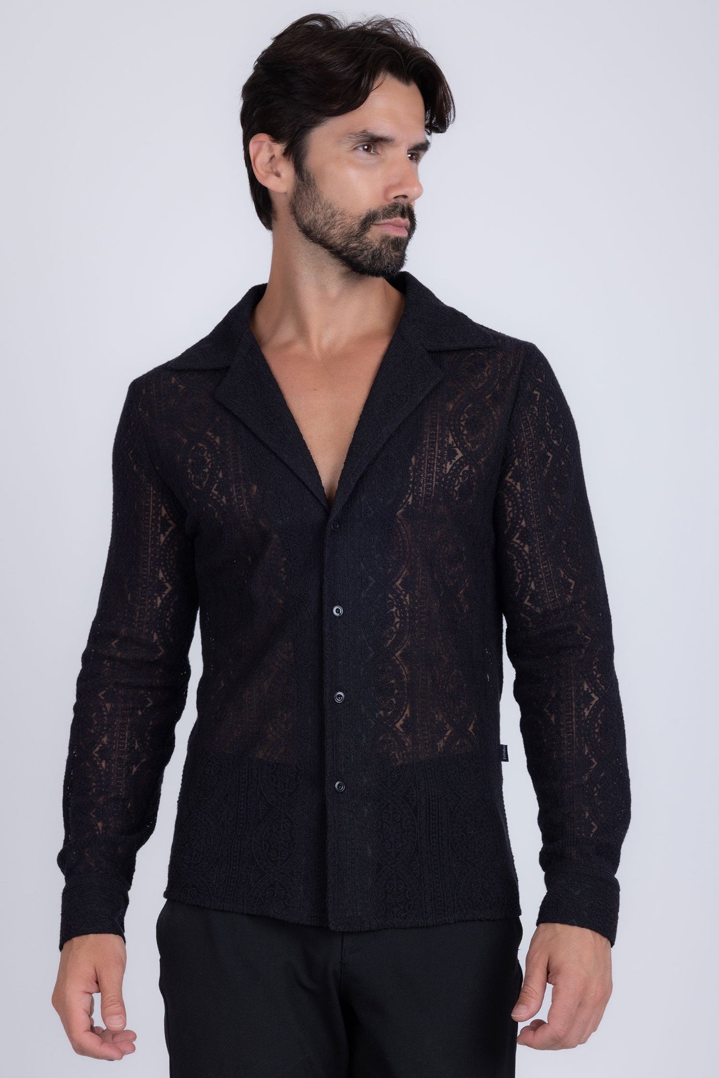 Janeiro Embroidered Long Sleeve Shirt