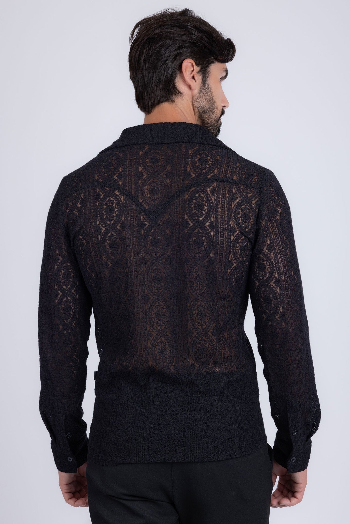 Janeiro Embroidered Long Sleeve Shirt