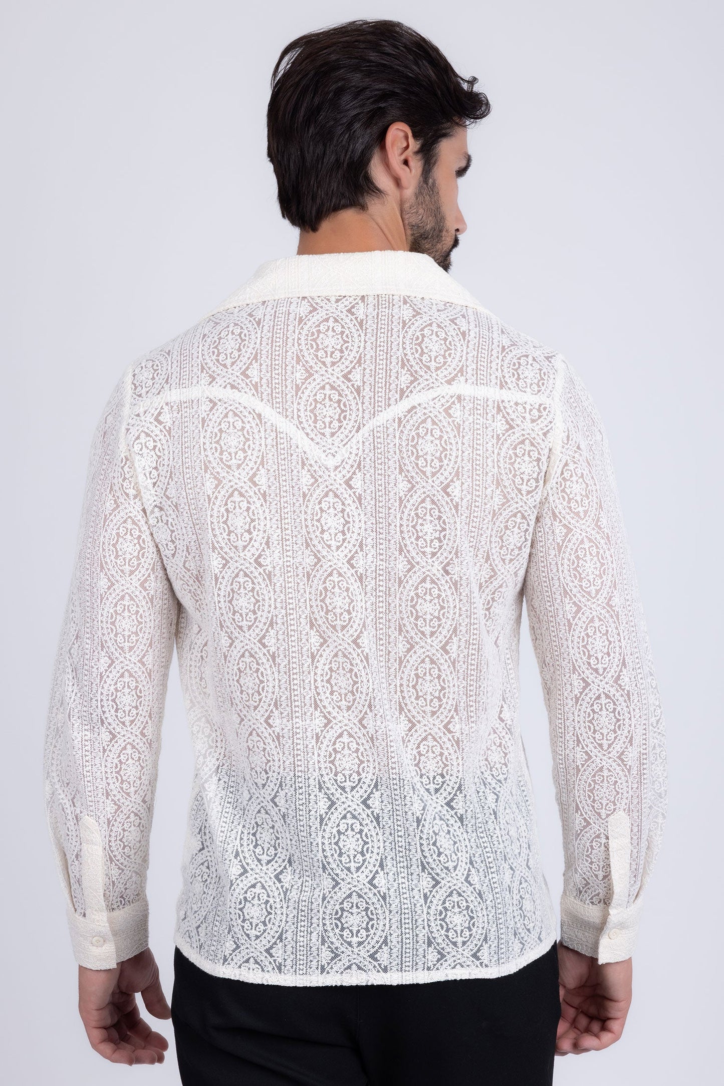 Janeiro Embroidered Long Sleeve Shirt
