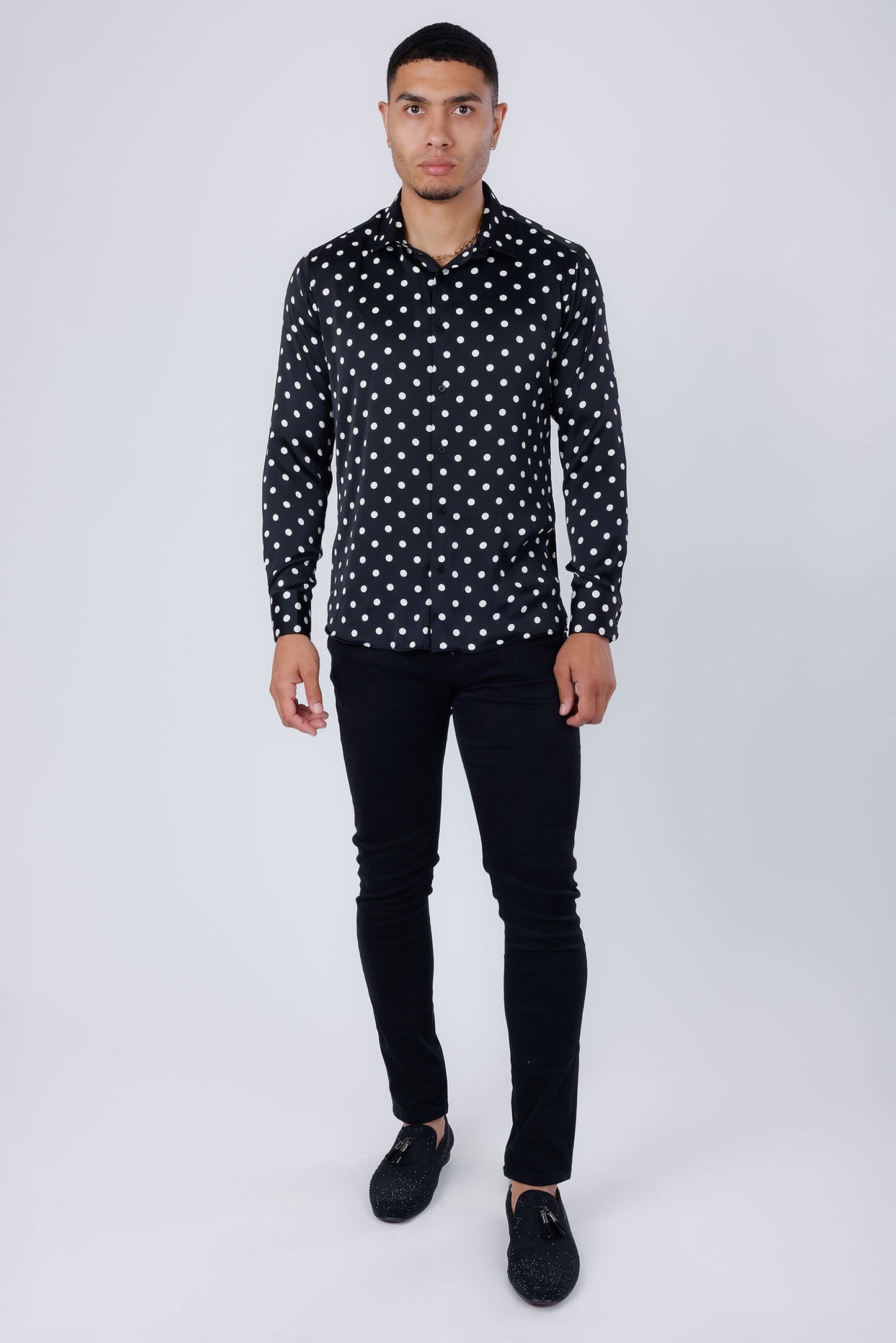 Delhi Polka Dots Long Sleeve Shirt