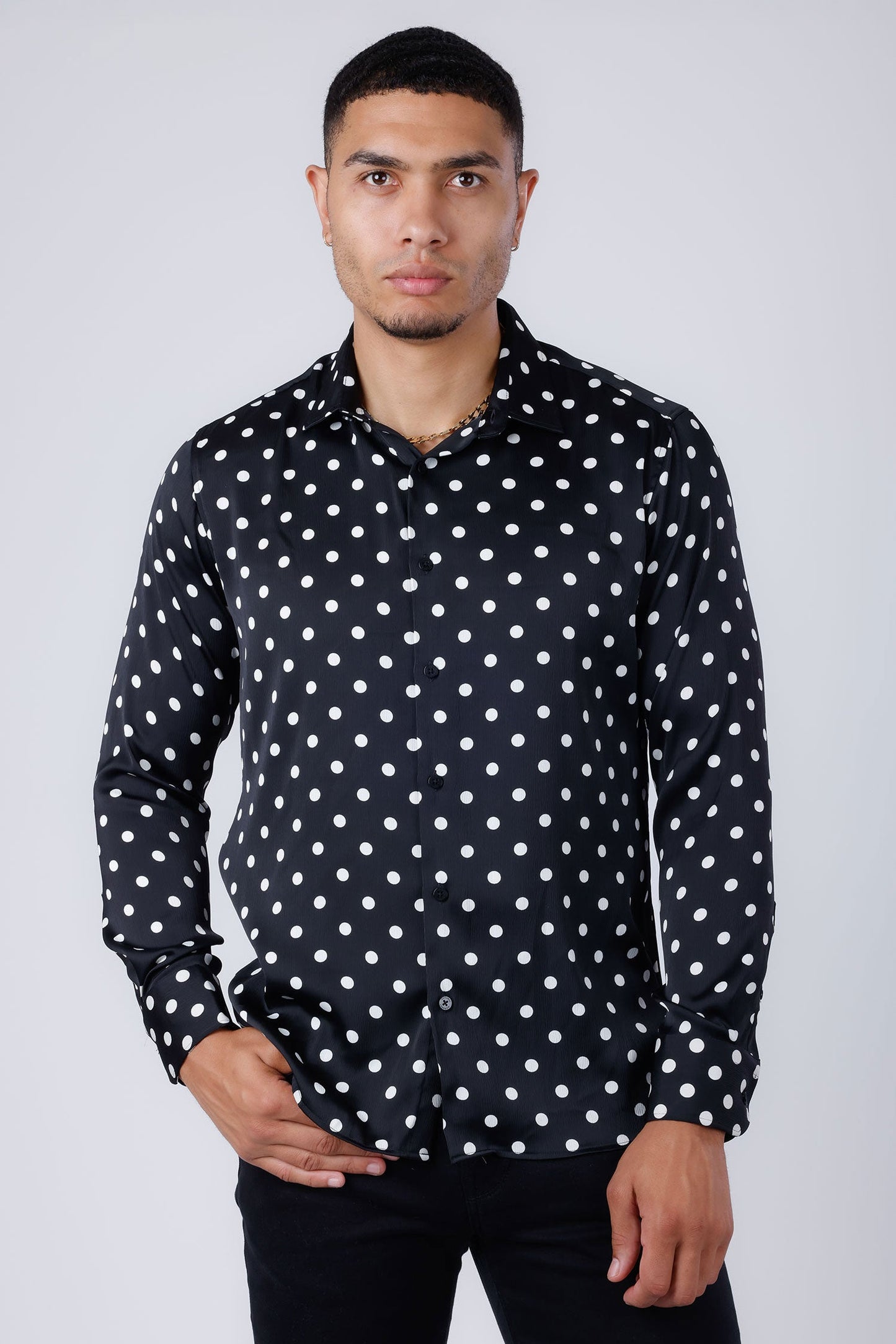 Delhi Polka Dots Long Sleeve Shirt