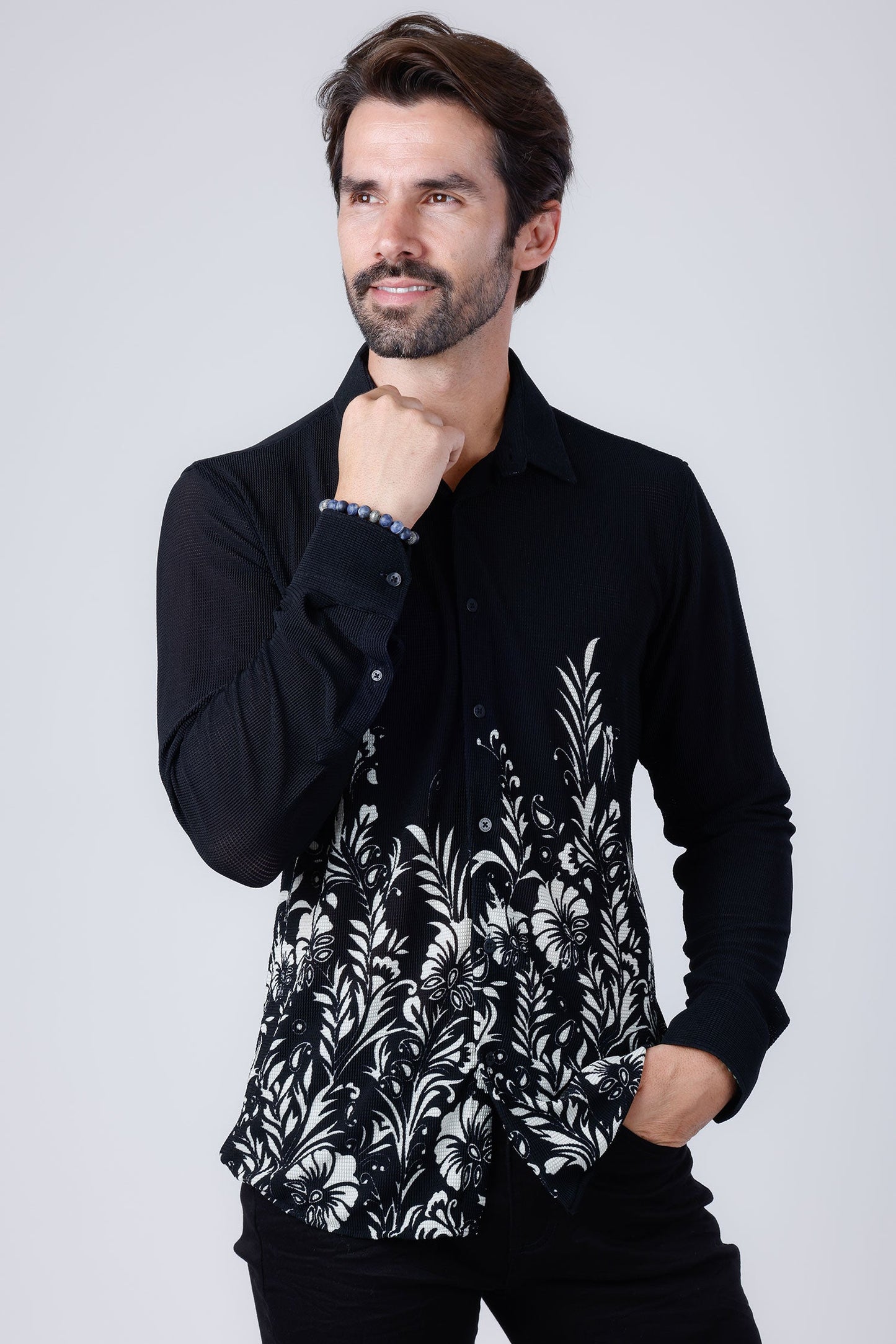 Mecca Floral Long Sleeve Shirt