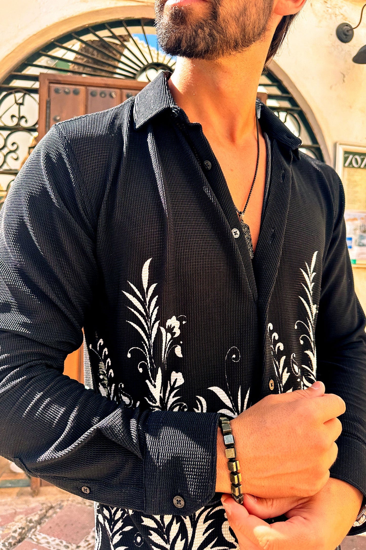 Mecca Floral Long Sleeve Shirt