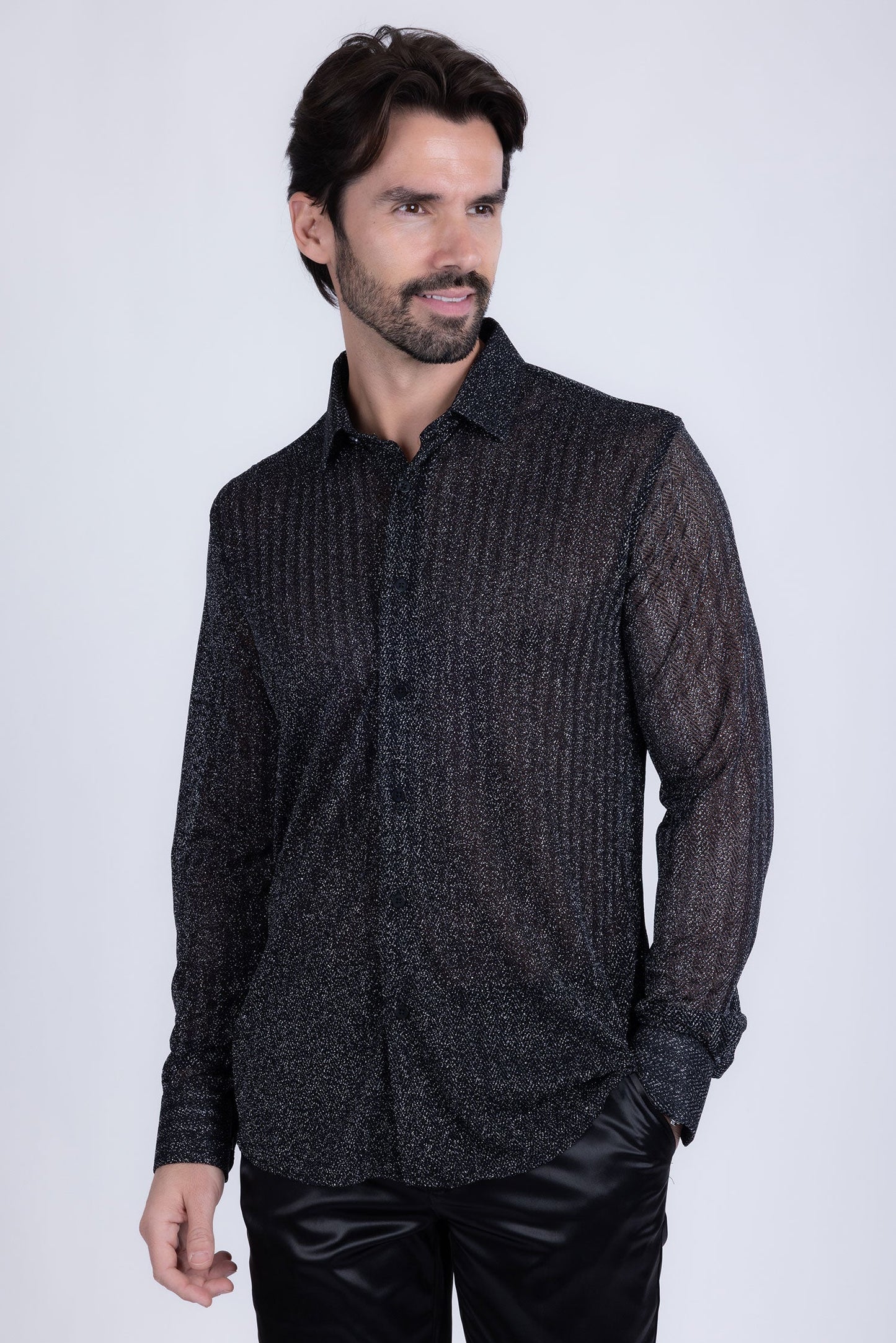 Antalya See Through Long Sleeve Shirt