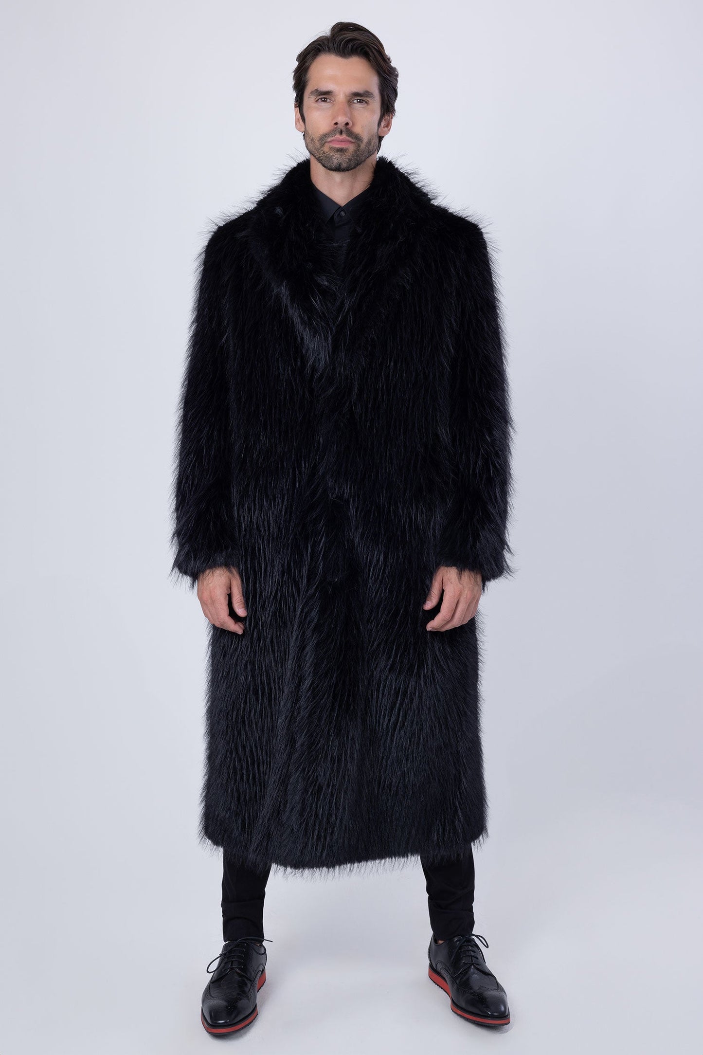 Kolkata Fur Long Coat