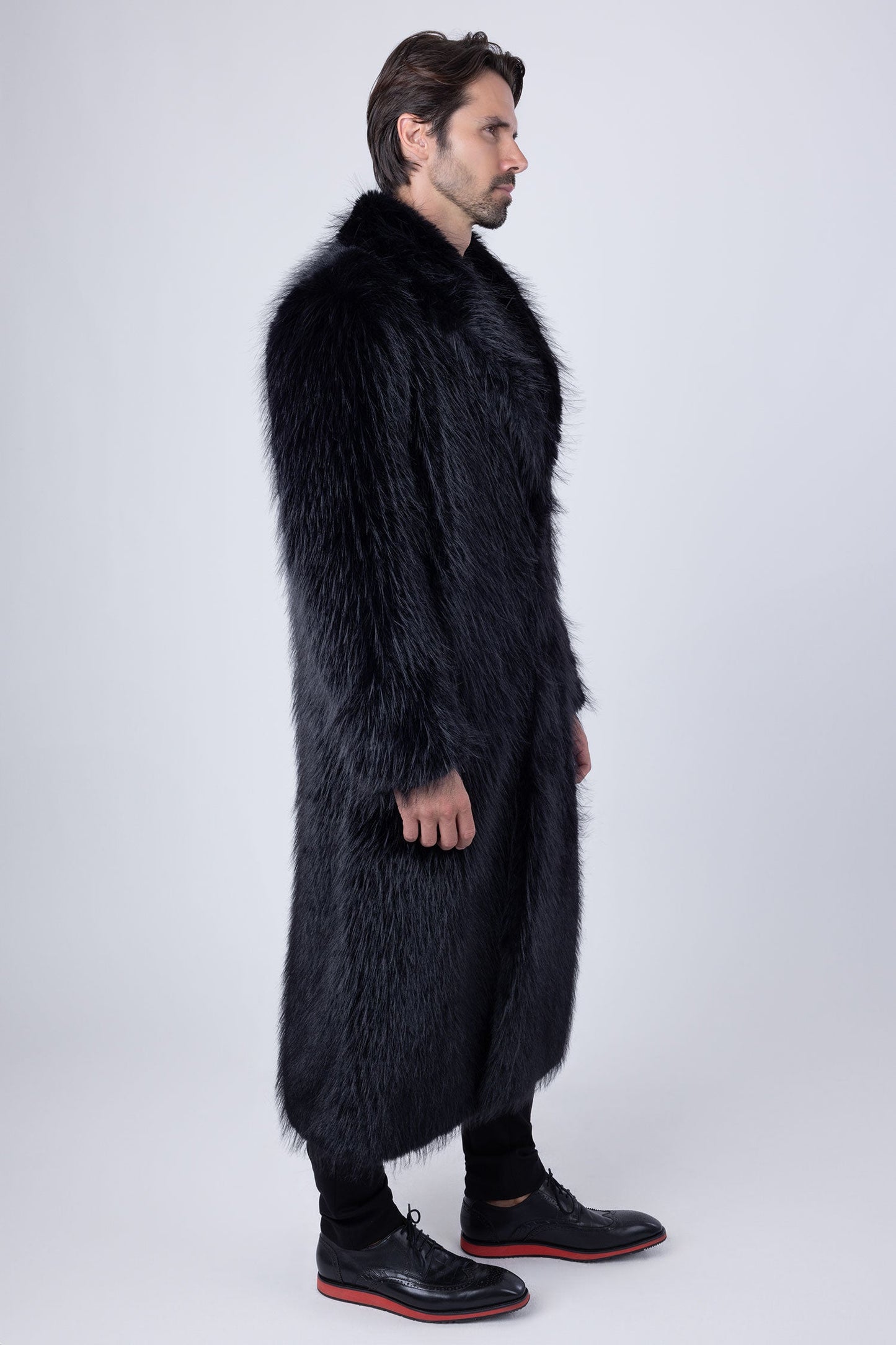 Kolkata Fur Long Coat