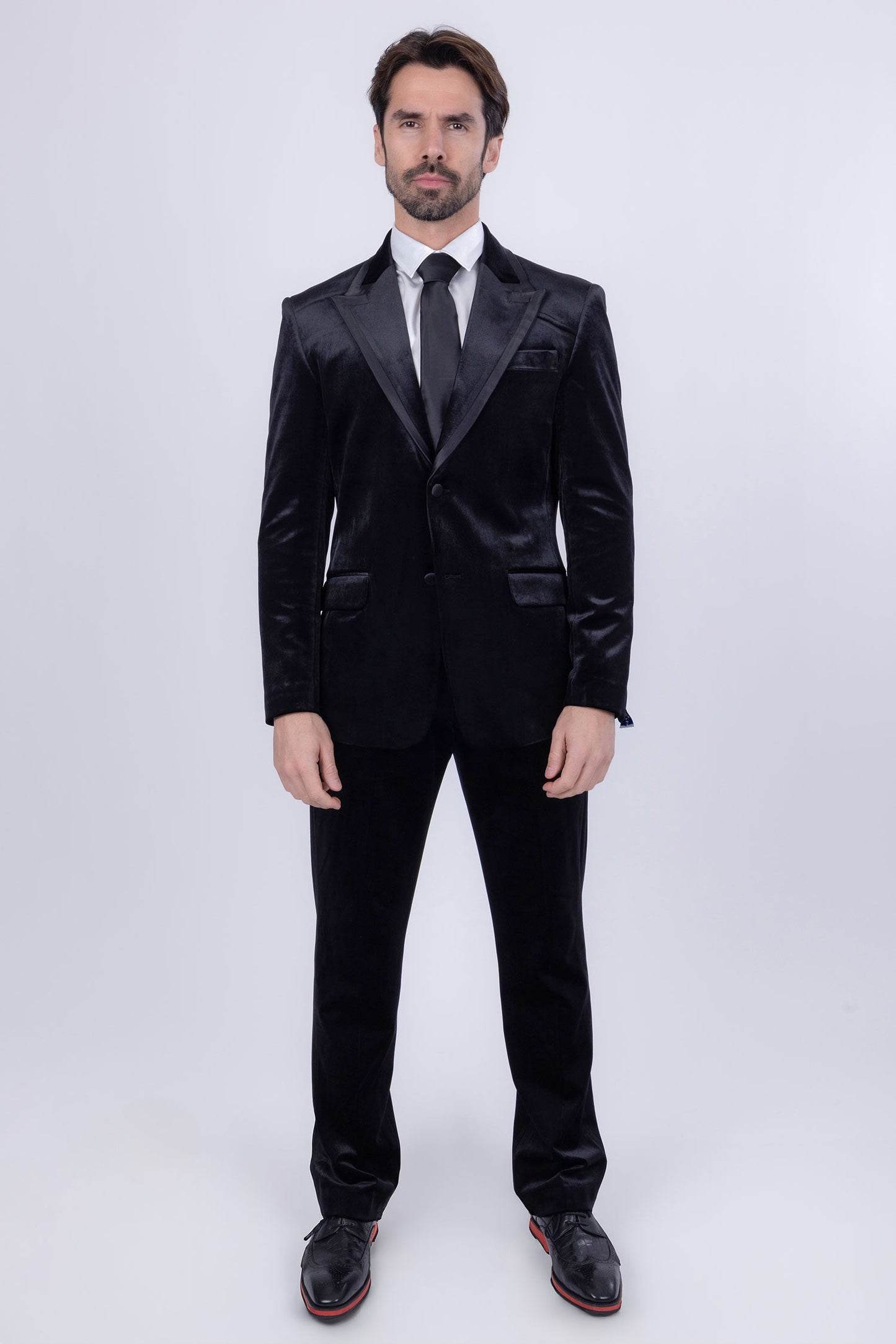 Fluffad Velvet Blazer