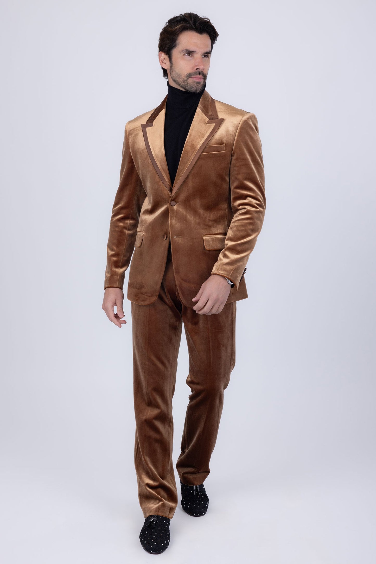 Fluffad Velvet Blazer