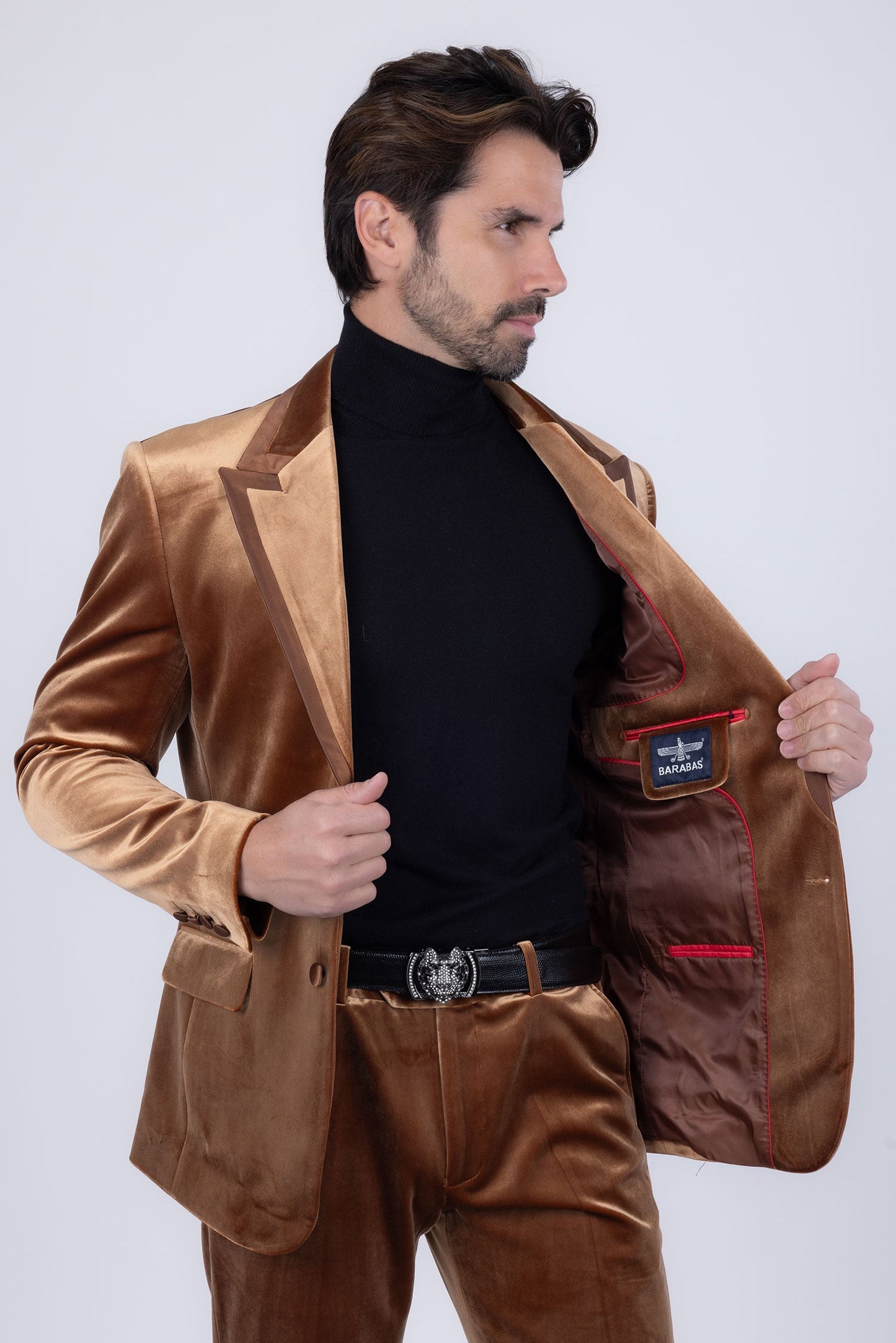 Fluffad Velvet Blazer