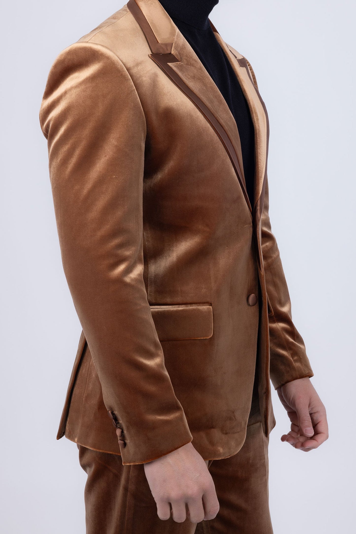 Fluffad Velvet Blazer