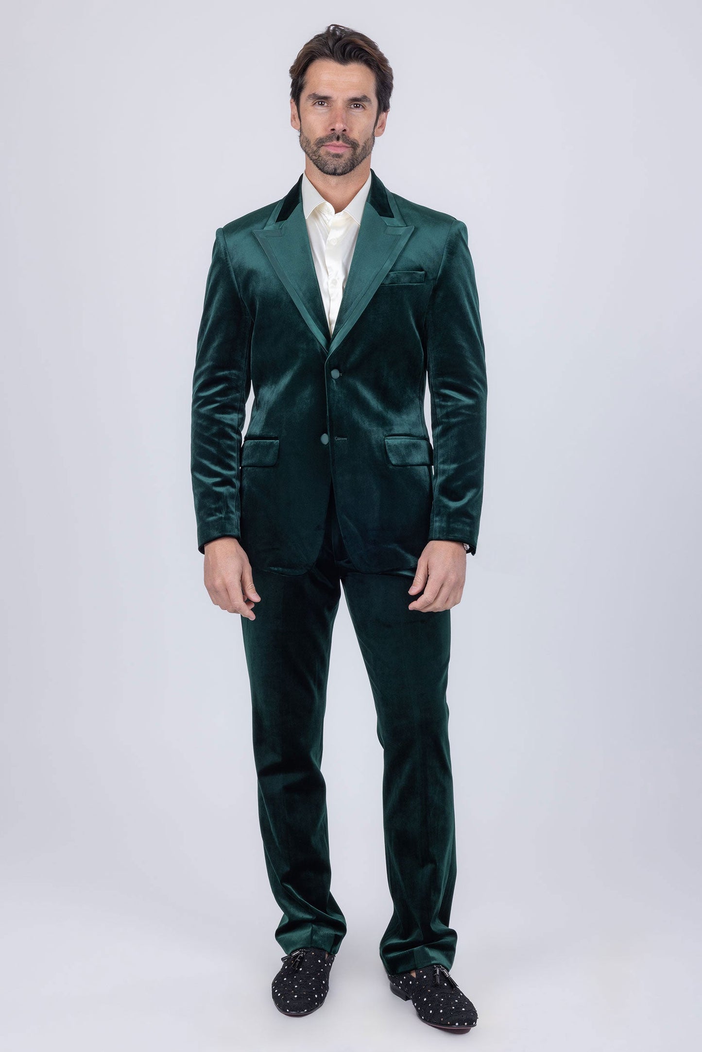 Fluffad Velvet Blazer