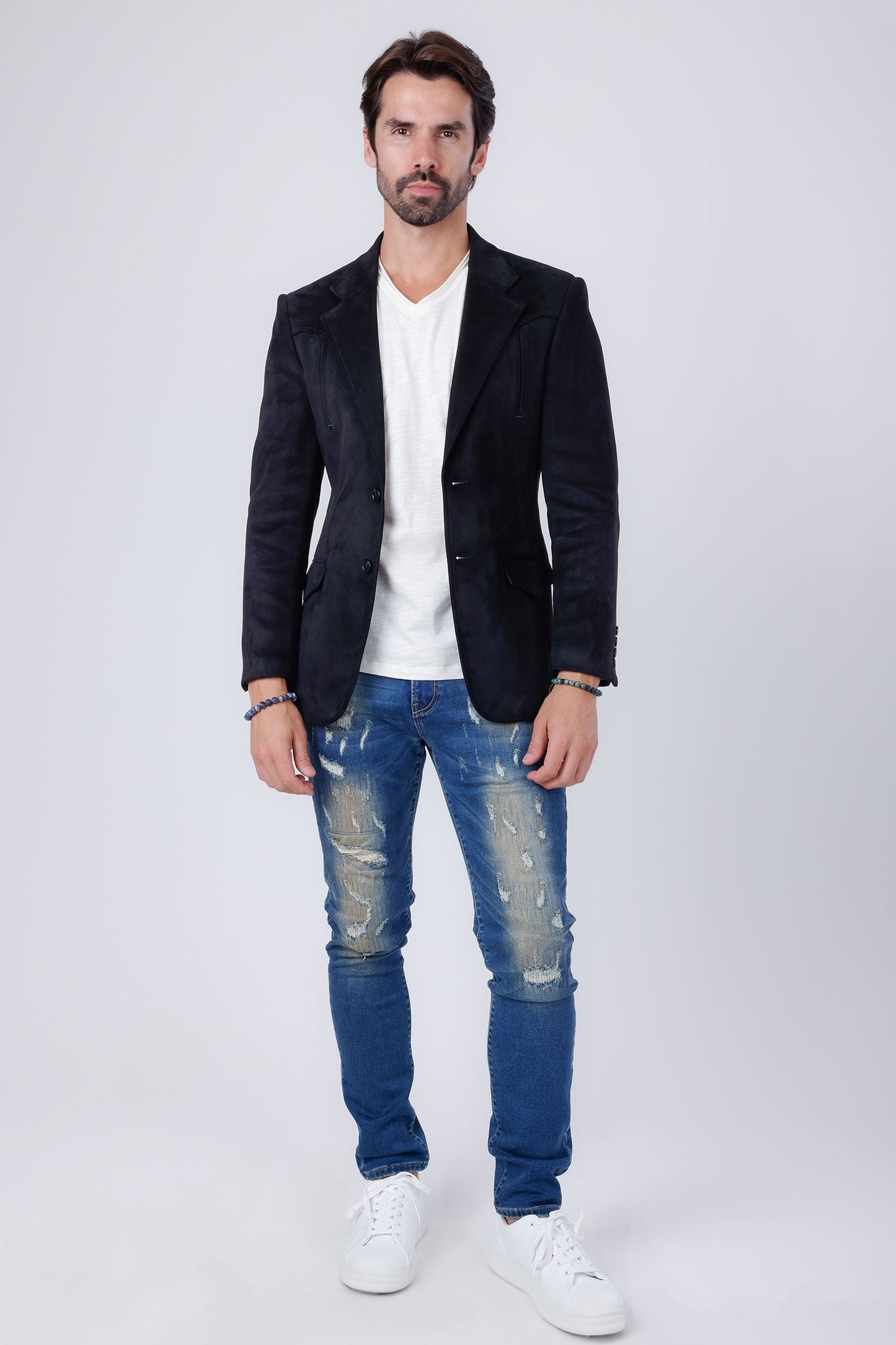 Drowsewrap Suede Blazer