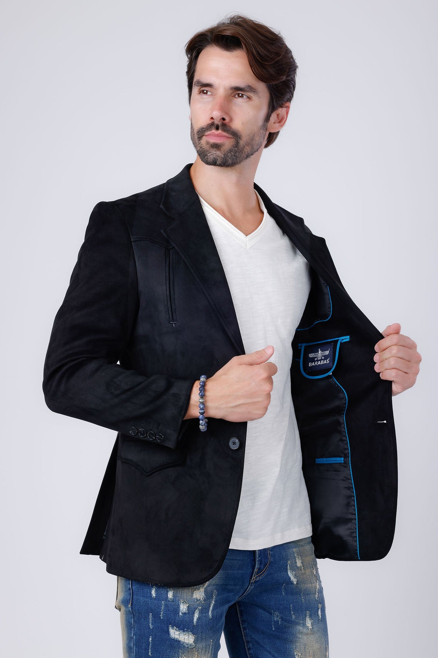 Drowsewrap Suede Blazer