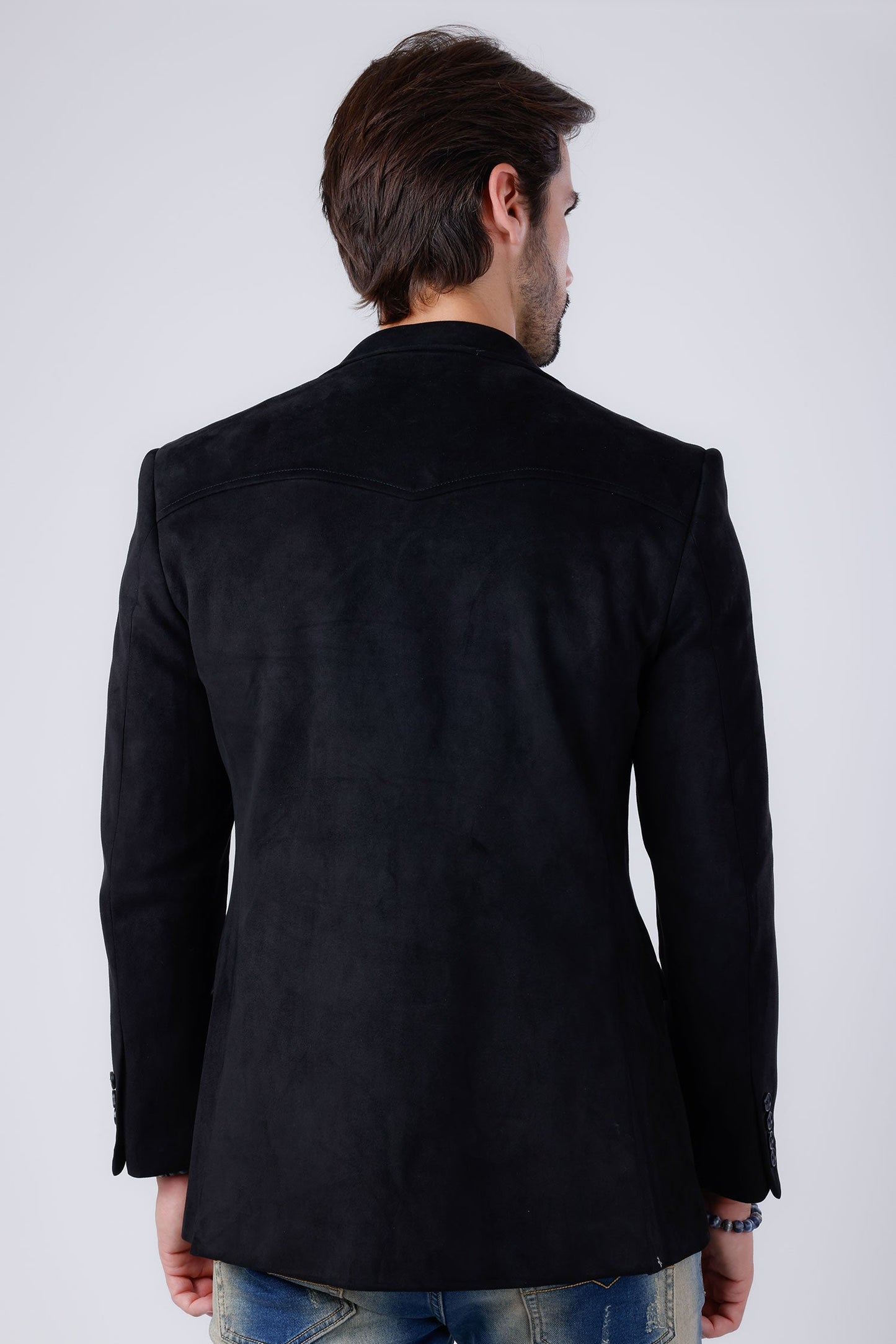 Drowsewrap Suede Blazer