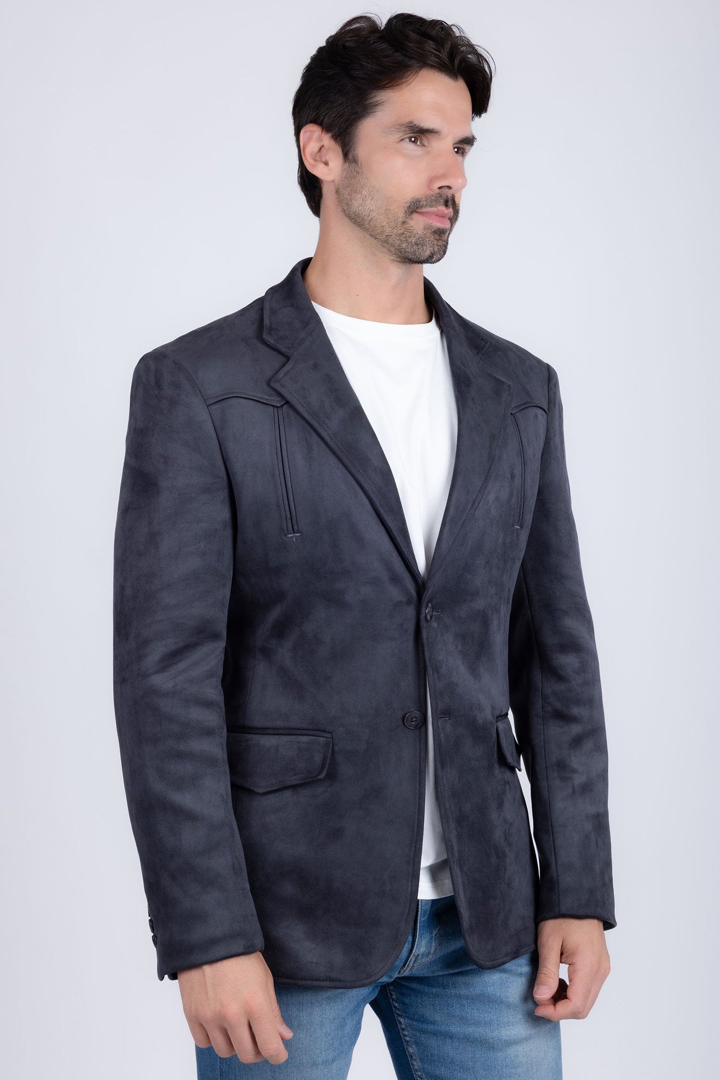 Drowsewrap Suede Blazer