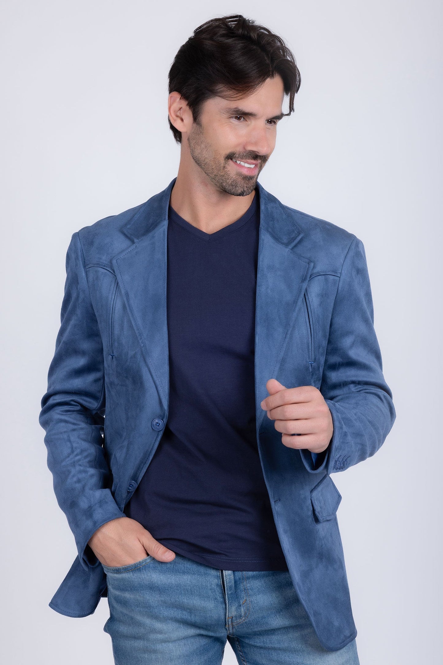 Drowsewrap Suede Blazer