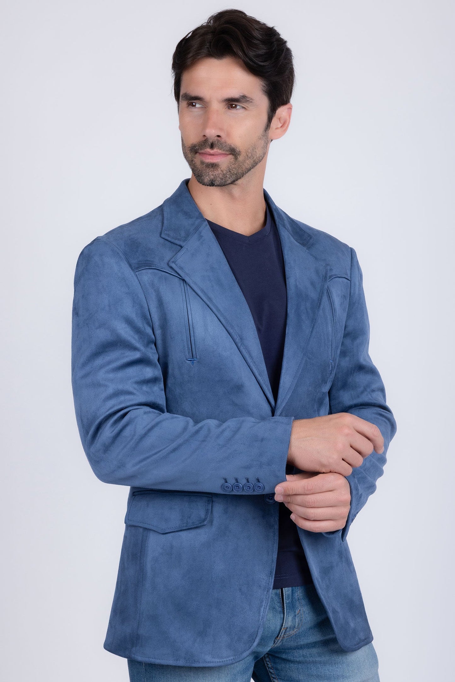 Drowsewrap Suede Blazer