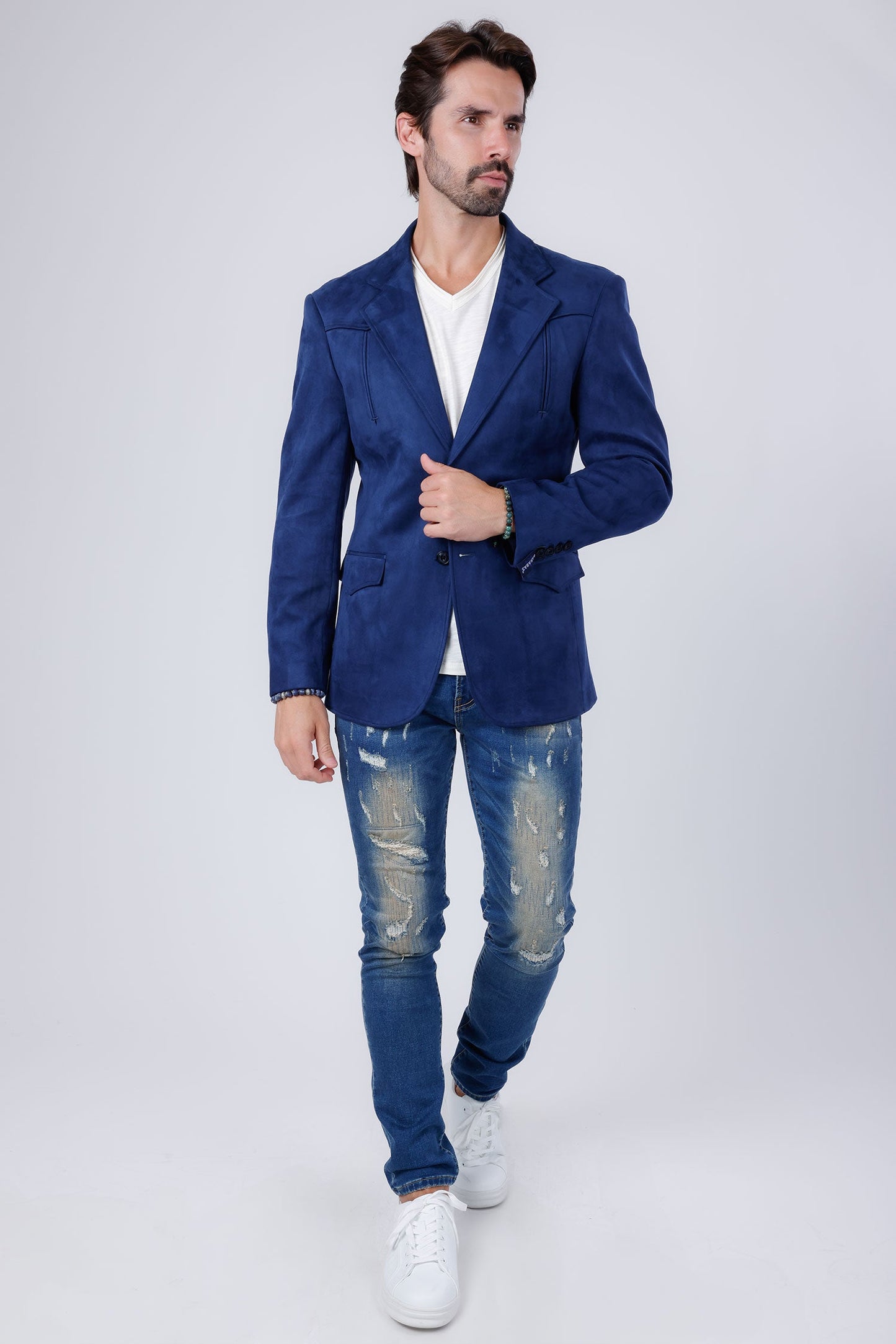 Drowsewrap Suede Blazer